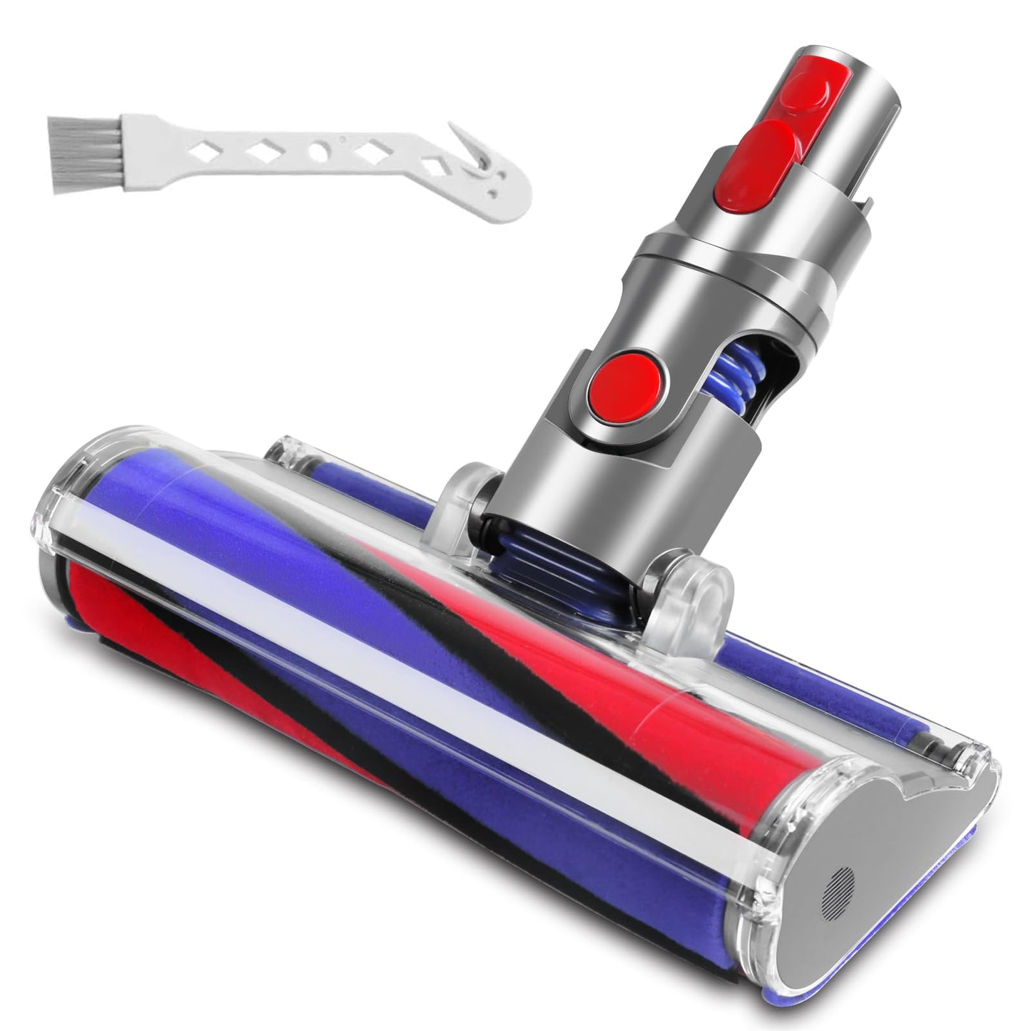 Lemige Soft Roller Cleaner Head Replacement for Dyson V10 V11 V15 V8 V7 Cordless Vacuum Cleaners, Quick Release Vacuum Head Replacement Attachments Parts Accessories for Dyson, Gentle on Hard Floors