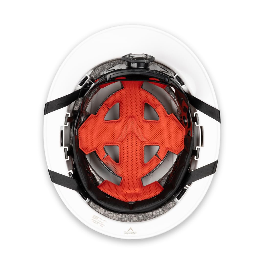 Malta Dynamics APEX Type 2 Class C Full Brim Safety Helmet, Vented, ANSI Z89.1, EN12492, OSHA 1910 and OSHA 1926 Compliant, Black