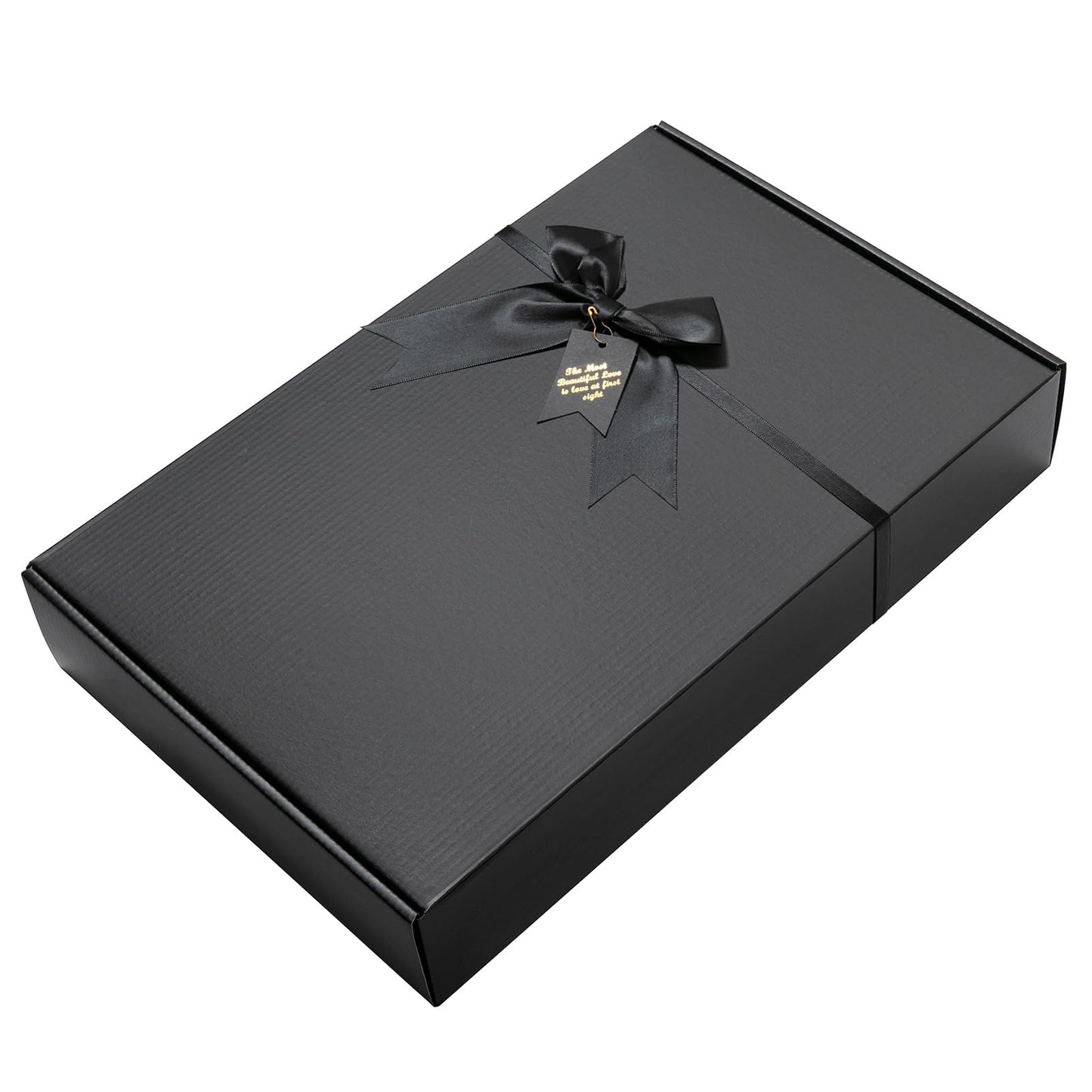 Timirog Shipping Boxes 17x11x3 Inches 18 Pack Black Corrugated Cardboard Mailing Box for Small Business, Tab Locking Literature Mailer Packaging Supplies for Packing Clothes Shirt Robe Gifts