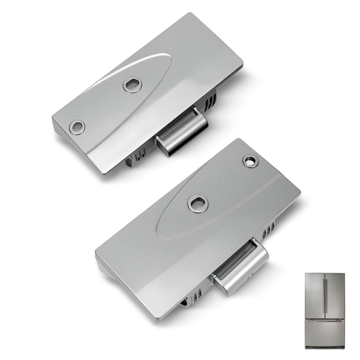 RF266AEPN RF267AERS Refrigerator Freezer Door Cap-Handle Left & Right Side Fits for Samsung RF268ABRS RFG237AARS RFG238AARS RFG297AARS RFG297ABRS RF263AERS RF266AERS RF267AEPN RF268ABPN RF26XAEPN