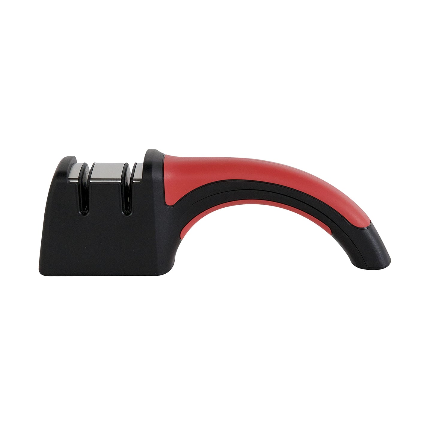 Chef'sChoice Professional Manual Knife Sharpeners Pronto Hone for 15-Degree Straight-Edge and Serrated Knives with Precise Angle Control & Compact Footprint, 2 Stage, Black