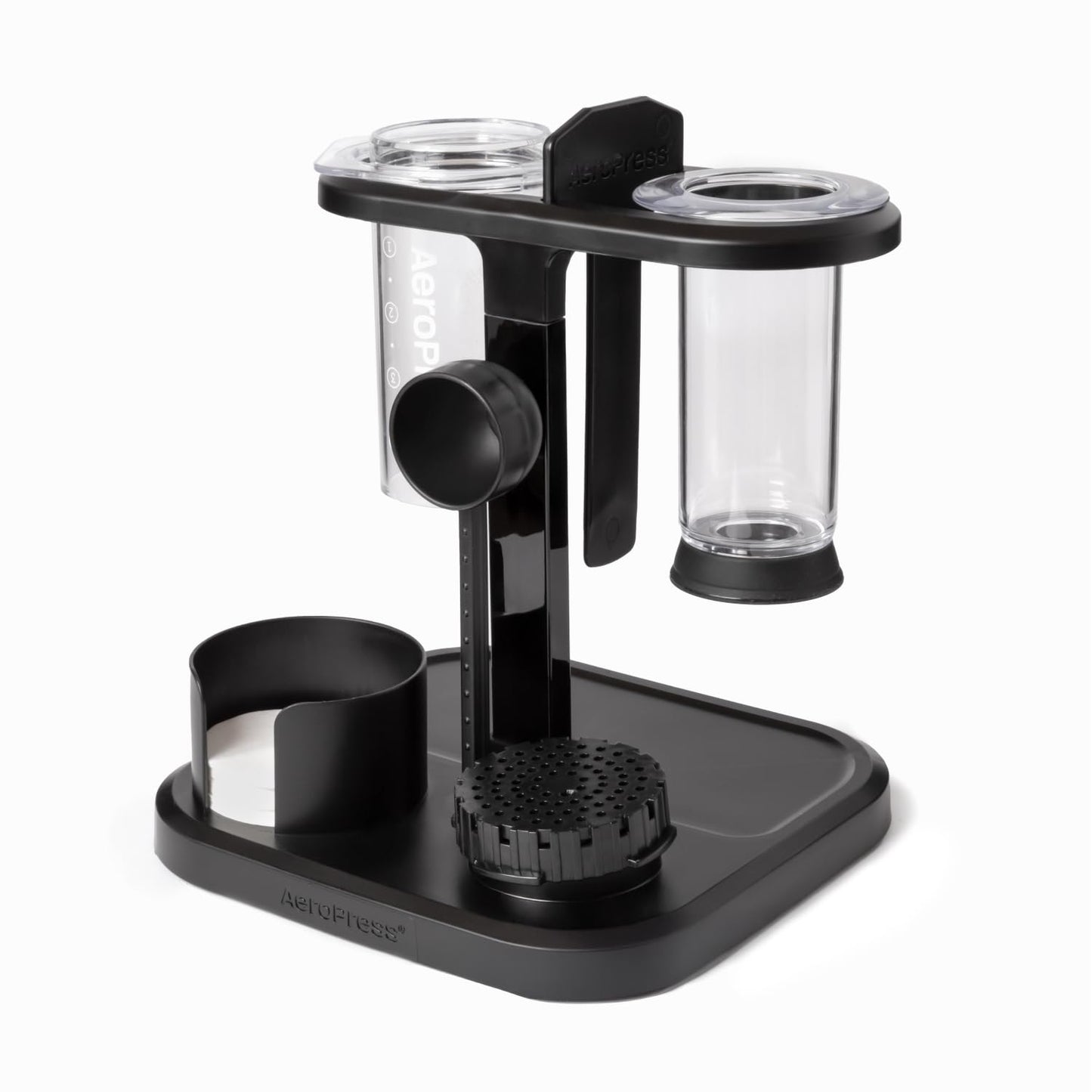 AeroPress Organizer Stand, Durable Coffee Bar Station and Compact Storage Solution Fits Every AeroPress Manual Coffee Maker (Except Premium and Go)