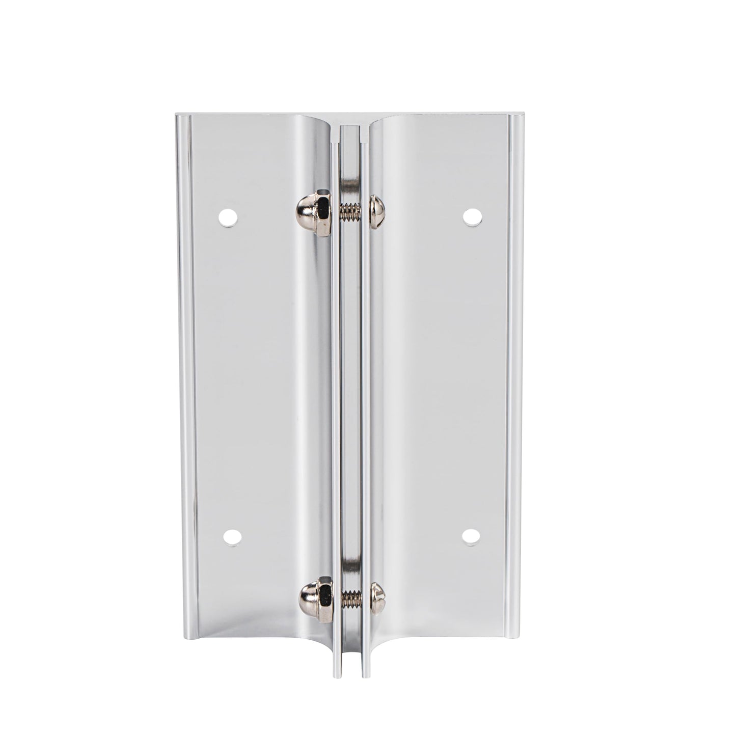 SINKAA Aluminum Corridor Sign Holder, 10 Pack Direct Sign Mount Bracket, Design for Restroom, Conference Room Classic Silver Signs - 4" Length, 1/8" Substrate - Easy to Install