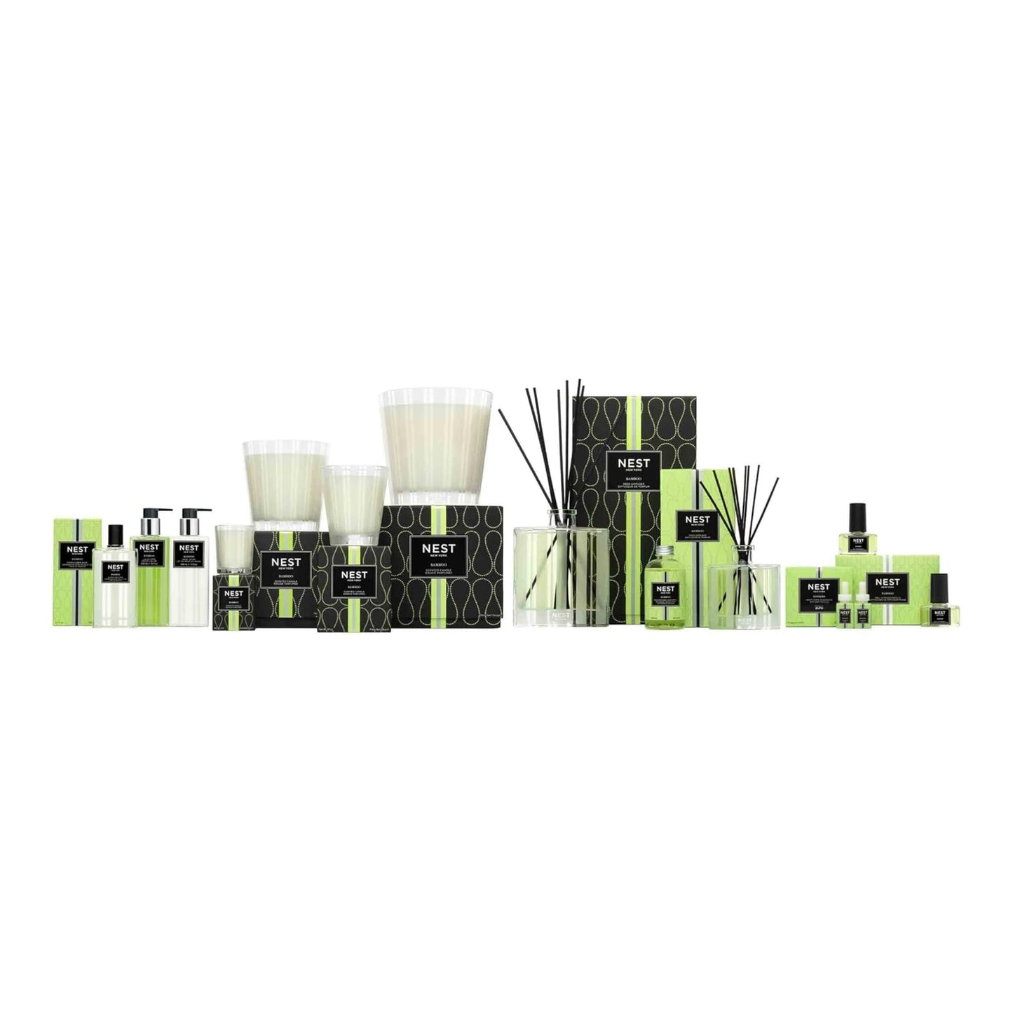 NEST New York Smart Home Fragrance Diffuser Refill Smart Vials, Bamboo - Set of 2 - Designed for NEST x Pura 3 and NEST x Pura 4 Diffusers - Cruelty Free, Vegan