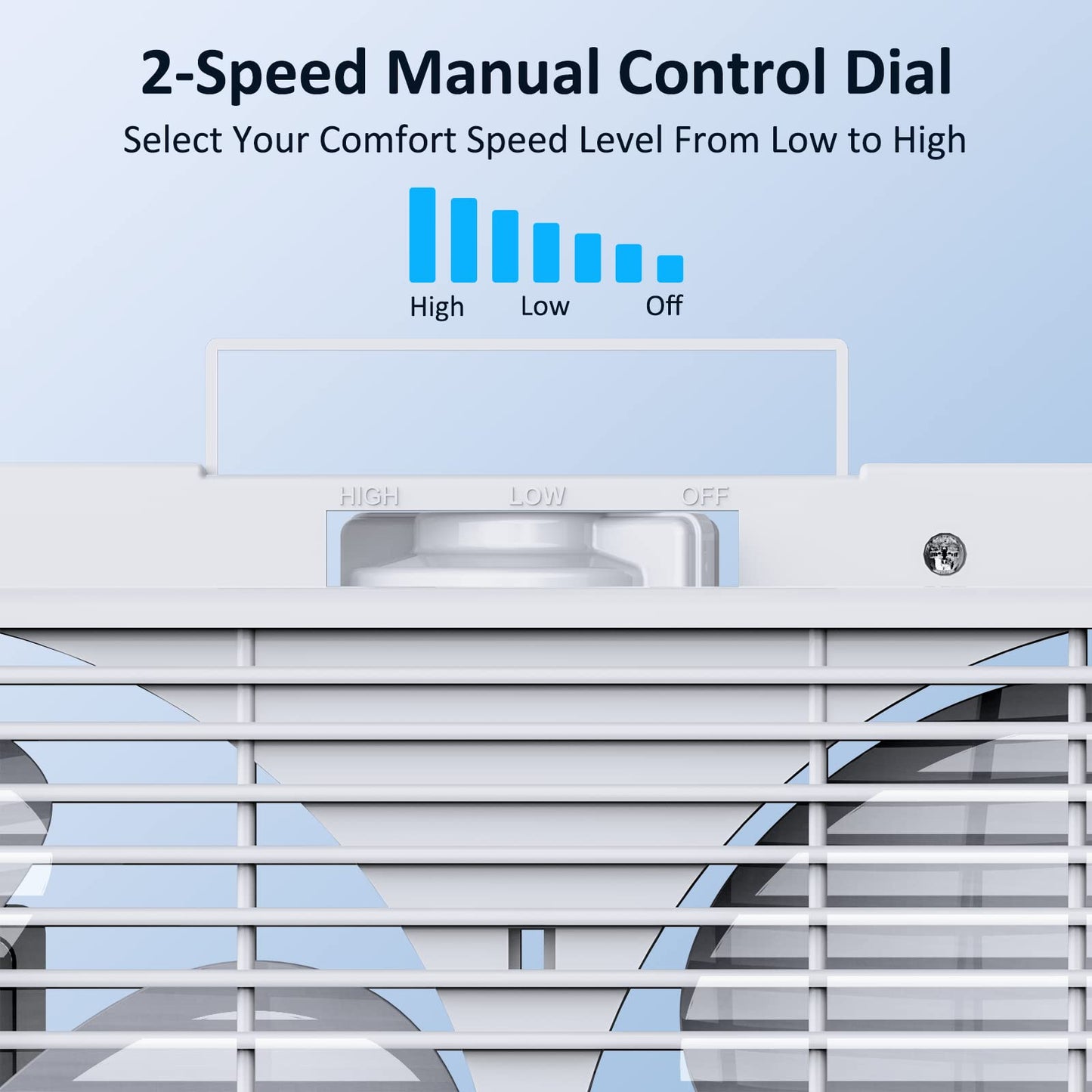 shinic 9" Dual Window Fan with Manual Reversible Airflow, 2-Speeds Twin Fans, Expandable Panels (22"-33"), Built-in Handle & Removable Feet, Ideal for Home, Kitchen, Bedroom, Office Ventilation