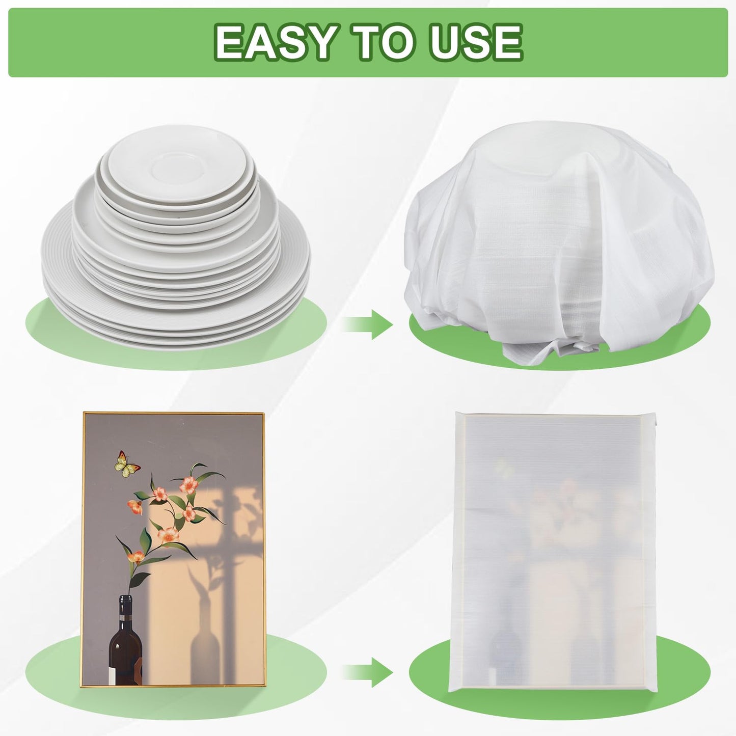Dunzoom 20 Pcs 26 x 38 Inch Extra Large Foam Pouches, Cushion Foam Pouches for Moving, Moving Supplies Packing Wrap Bag for Large Dishes, Book, Photo Frame, Canvas Artwork and Fragile Items