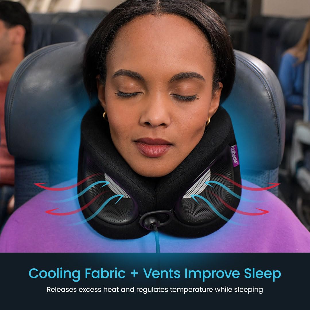 Cabeau Evolution X Travel Essential Neck Pillow - Award Winning Innovative Travel Pillow - The Only Customizable Neck Pillow that Works - Diamond
