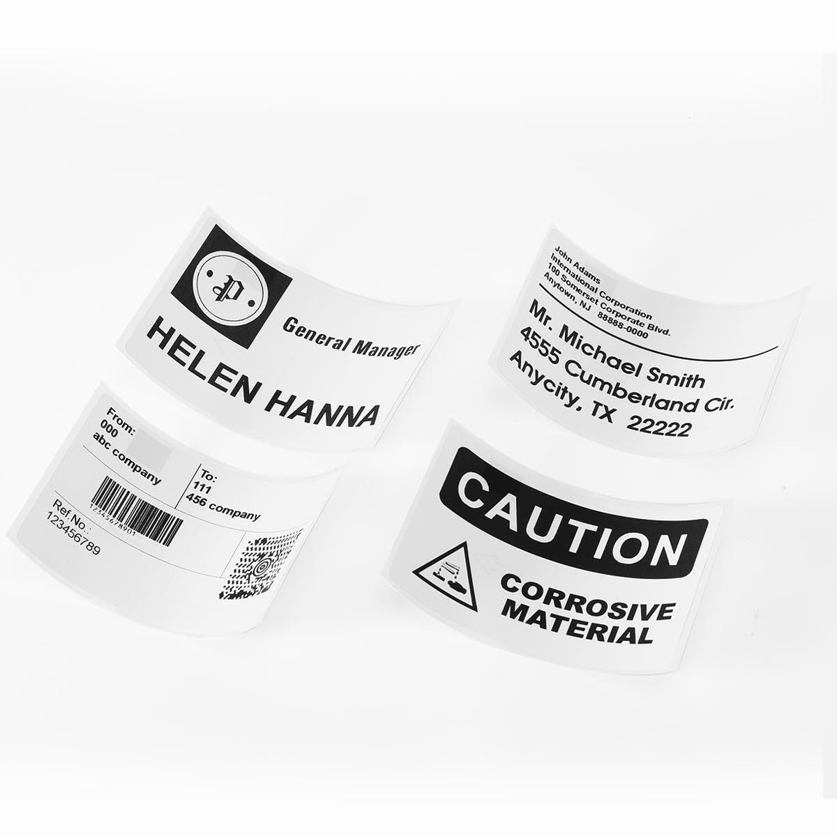 DK-1202 Labels Compatible Brother Die-Cut Shipping Label 62mm x 100mm(2-3/7 x 4 Inches) with One Refillable Cartridge for Brother QL 700 720NW 570 500 Printer and More (300 Labels Per Roll, 8 Rolls)