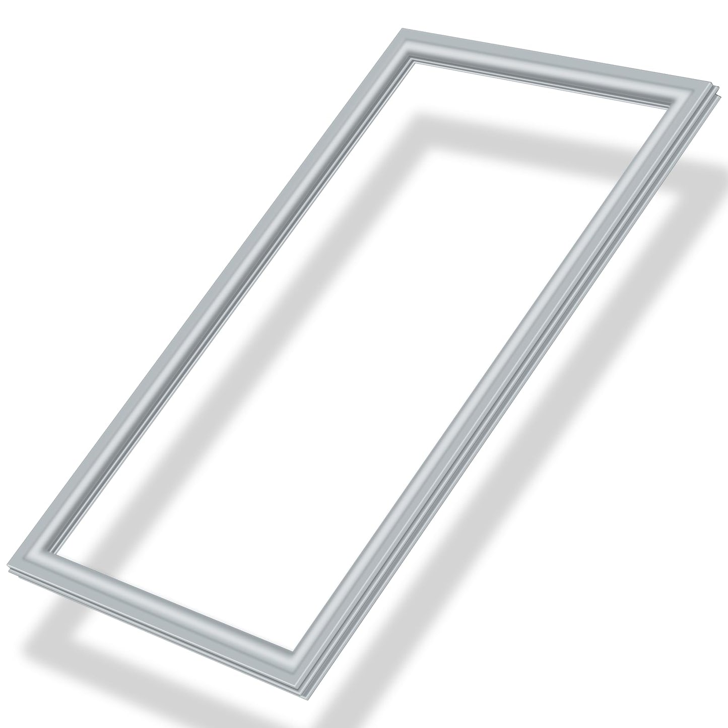 Upgrade 21.06"x34.25" WPW10714545 W10714545 Freezer Door Gasket Compatible for Kenmore Kitchen Aid and Whirlpool Freezer Door Seal EAP11757265 W10191103 W10443322 W10714545 PS11757265 AP6023917 White