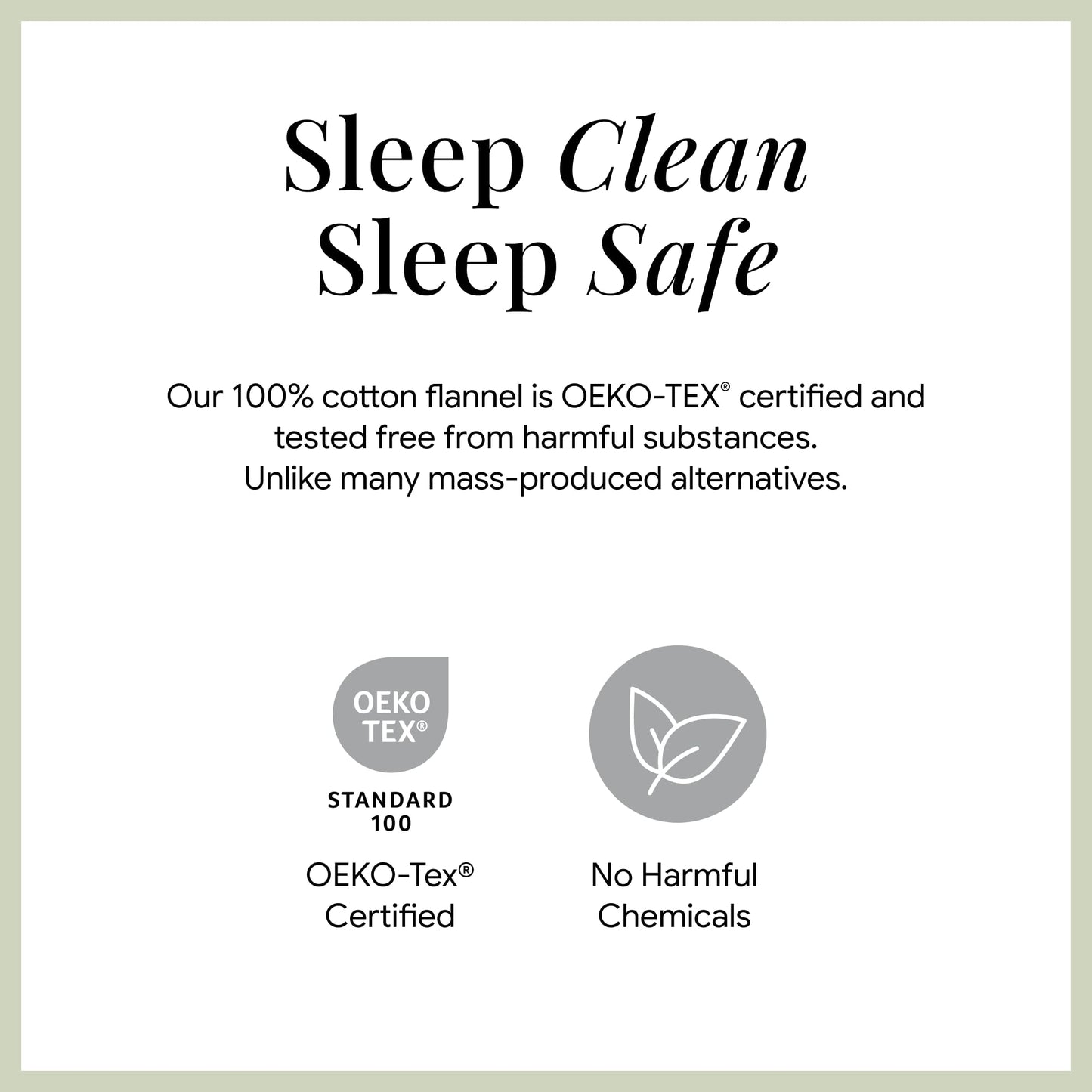Tribeca Living King Cotton Flannel Flat Sheet Only 170-GSM - Oversized 112 x 106 Inch Dimensions for Generous Bed Coverage - Soft Breathable Bedding in Green