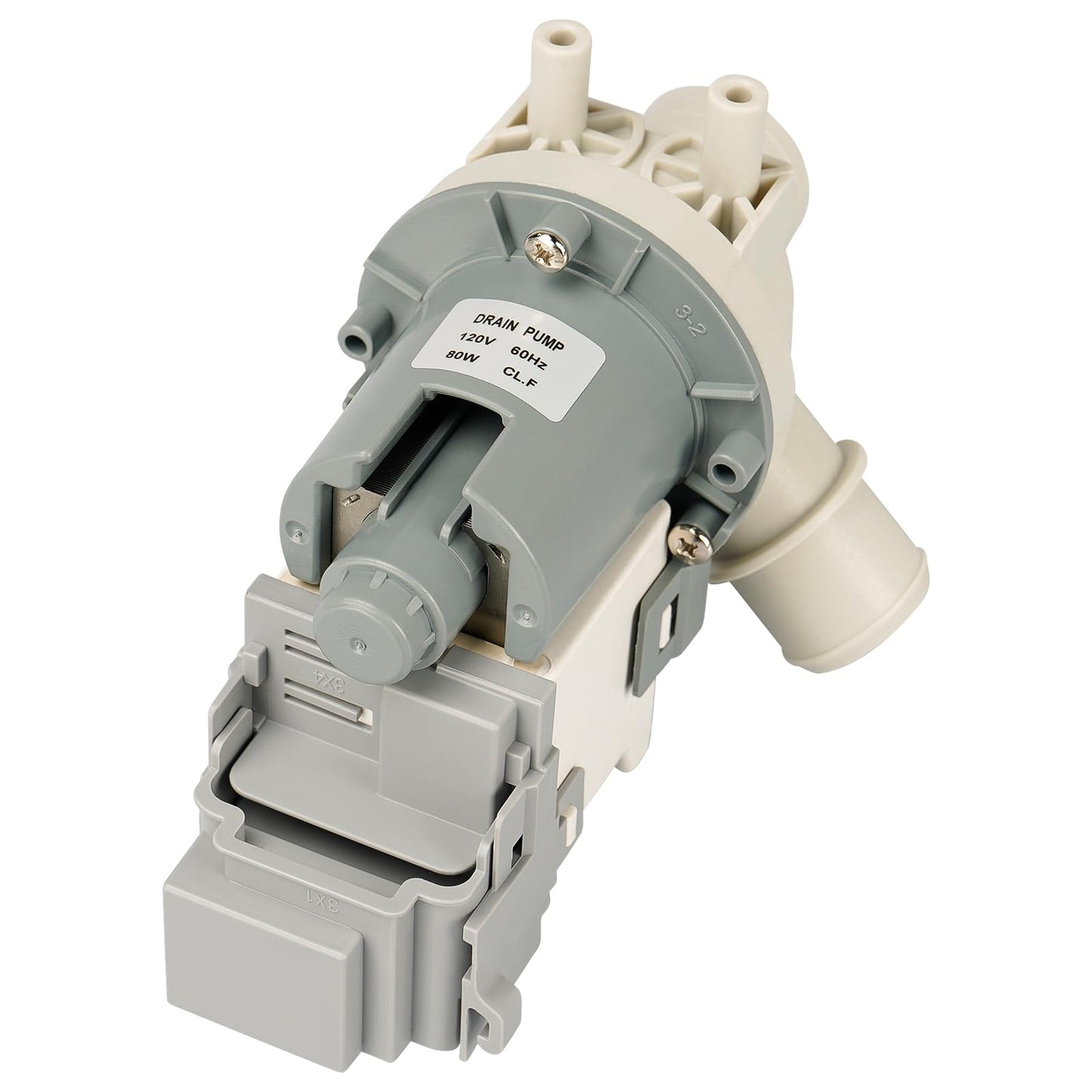 DP040-012 4681EA1007A Washer Drain Pump Fit for LG/Kenmore Washer,Replace 2649379 AP5672914 PS7785119 EAP7785119 WT1001CW WT1101CW WT1201CW WT1301CW WT1150CW WT7200CW WT7600HWA WT5680HVA LGWT7200CW