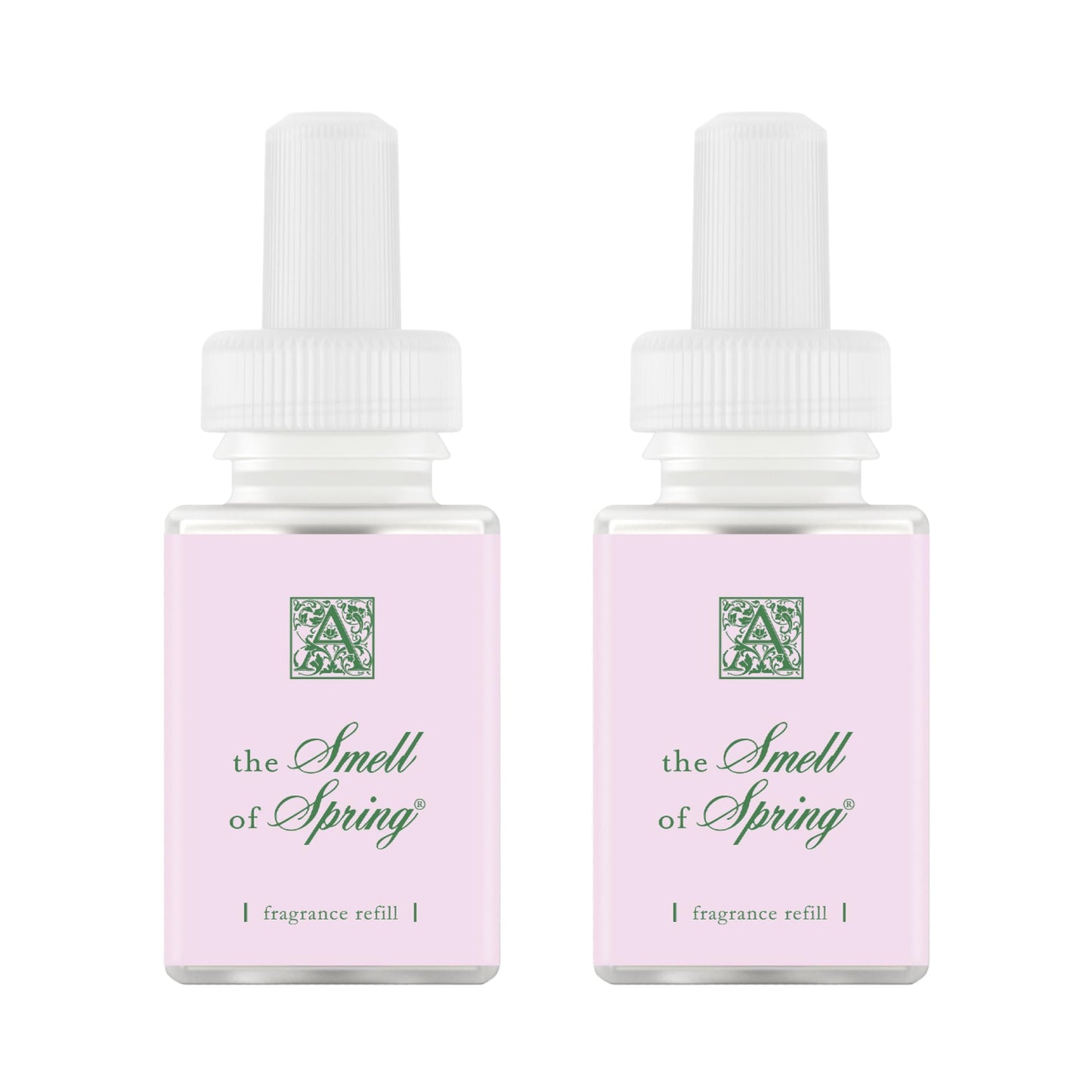 Pura & Aromatique Home Scent Refill - Smart Home Air Diffuser Fragrance - Up to 120-Hours of Luxury Fragrance per Refill - Household Essential - Clean Diffuser - Smell of Spring - 2 Pack
