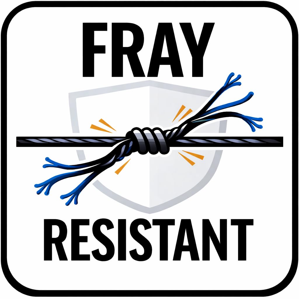 Waxed 100% Polyester White Twine/Cord | 1005 feet (335 Yards) x 2 Rolls | 9-ply | 115-Pound Loop Strength Cable Tie Down Lacing