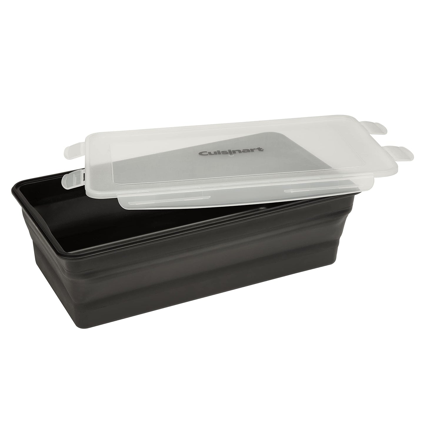 Cuisinart XL Collapsible Marinating Container, Large Capacity Grill Accessories Perfect for BBQs and Tailgates, Marinade and Brining Prep, Collapsible Silicone for Easy Storage