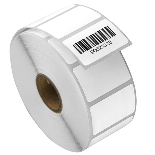 1.5" x 1" Direct Thermal Label - Compatible with Rollo Label Printer & Zebra Desktop Printers – 1” Core, Adhesive Perforated All Purpose Postage QR Barcode Shipping - 4 Rolls, 1380/Roll