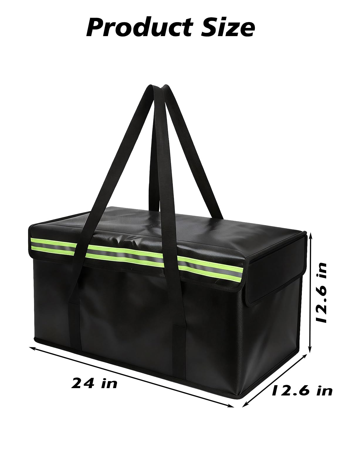 Large Fireproof Document Bags (24"×12"×13"), 4-Layer Thickened 360° Fire Safe Document Box, Rainproof Side Flap, Spacious Storage for All Valuables & Files Safe Accessories