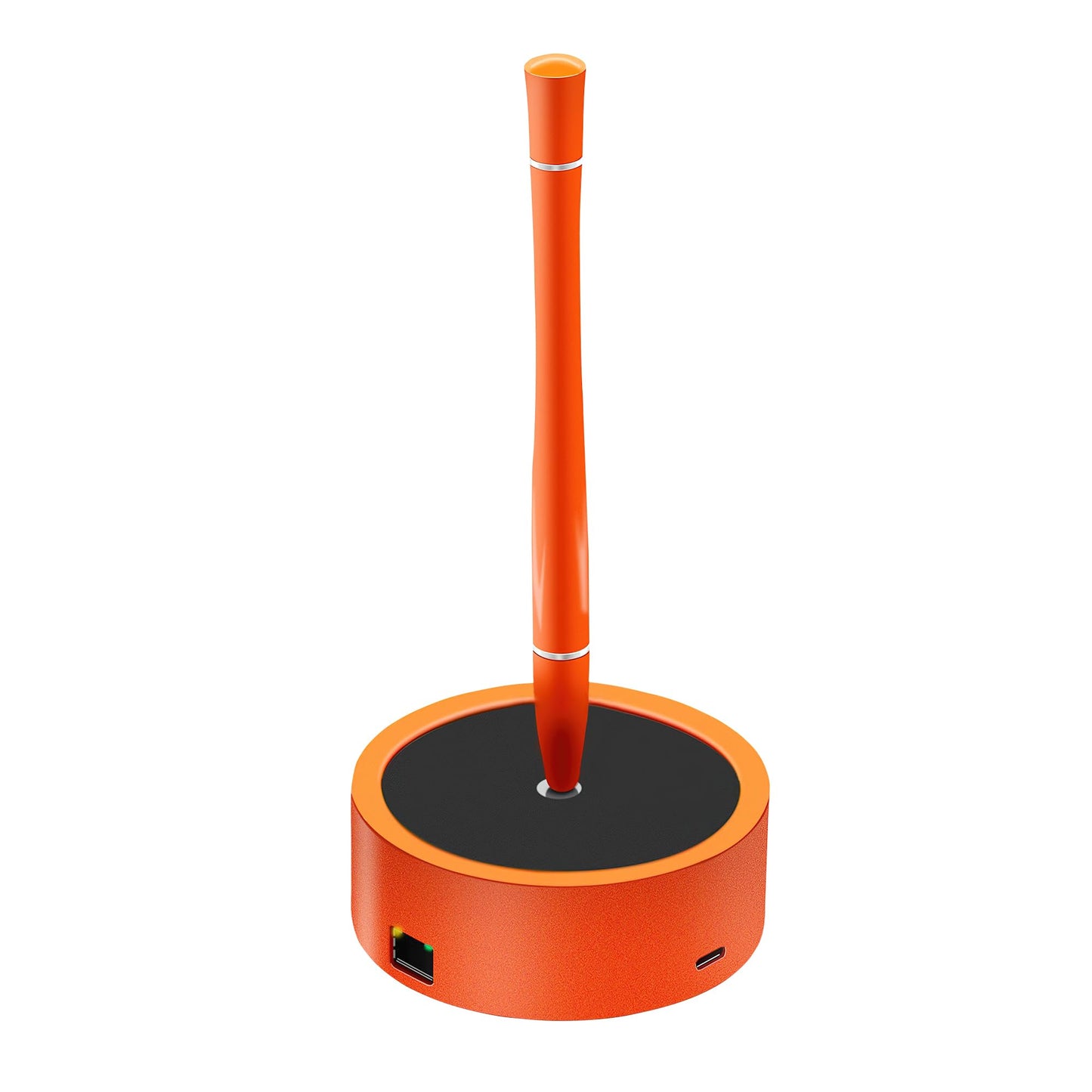 Magnetic Levitating Pen with Docking, Magnetic Floating Ballpoint Pen with 4 Ports, Multifunctional Hover Pen with 1000Mbps Ethernet, 100W Fast Charging, USB 3.0, Standing and Swing Freely Tech Toys