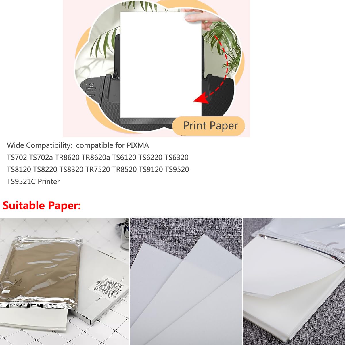Topwang Refillable PGI-280XL CLI-281XL Ink Cartridges, Use with PIXMA TR8620 TR8520 TS9120 TR7520 TS6120 TS8120 Series Printers