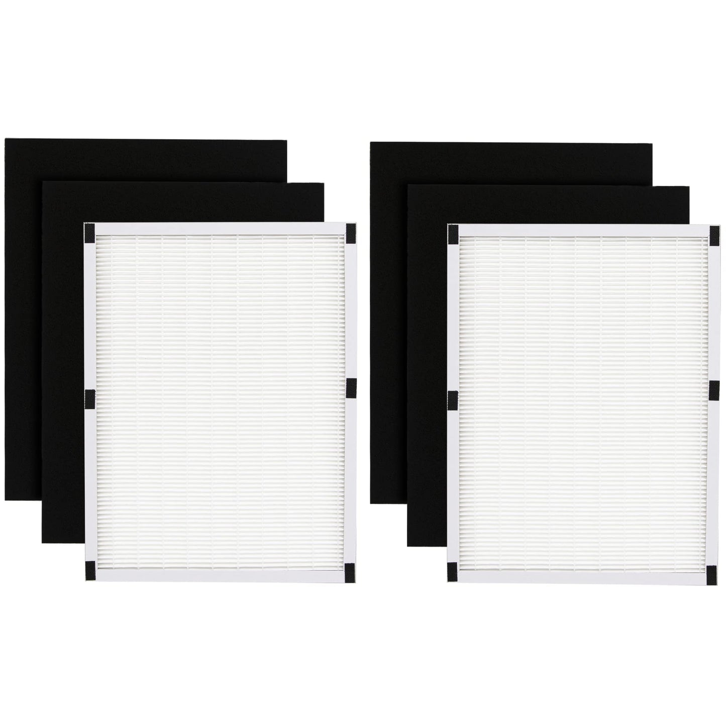 Climestar H13 HEPA Filter Replacement Compatible with Sears/Kenmore 83190 Air Filters fits Kenmore Air Cleaner Models 85250 and 83250 (2-Pack HEPA, 4-Pack Prefilters)