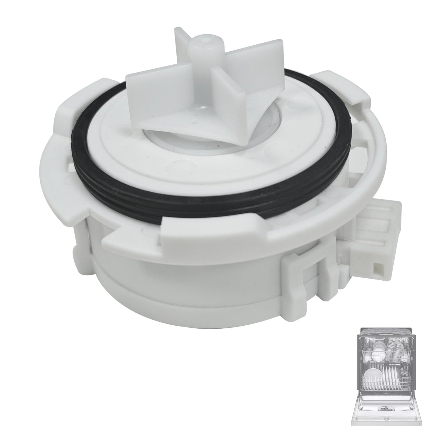 ABQ75742501 Dishwasher Drain Pump Motor Fit for Kenmore LG Dishwasher Drain Pump - Replaces EAU62043401 ABQ75742505 EAU60710802 PS11710287