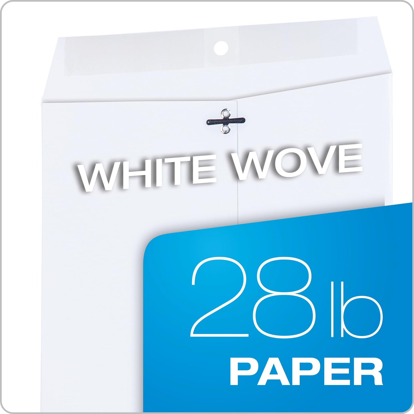 Quality Park 9 x 12 Clasp Envelopes,Deeply Gummed Flaps for Permanent Secure Seal, Great for Filing, Storing or Organizing Documents, 28 lb. White Wove, 100/Box (QUA38390)