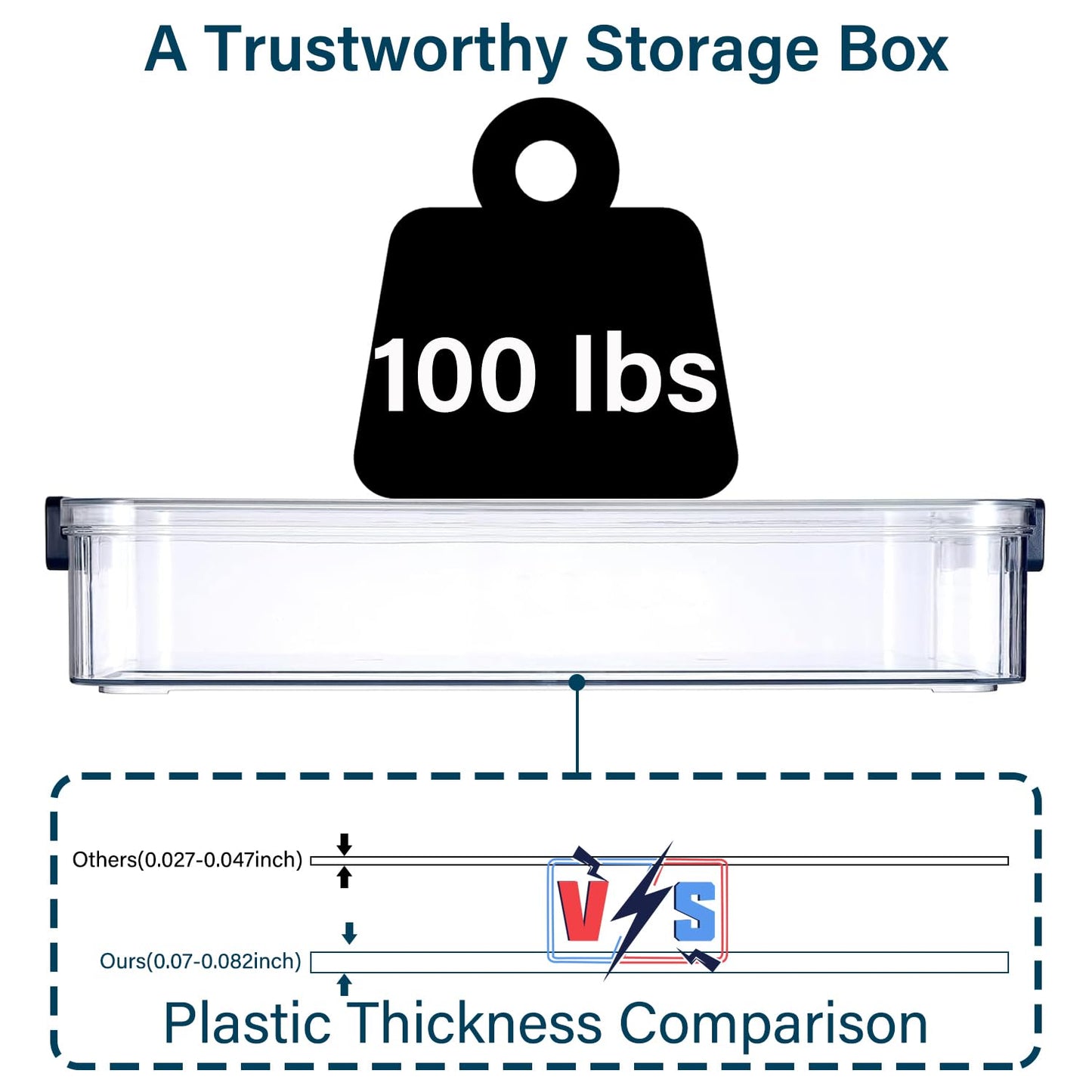 4 Pack 5.5qt 9 x 13 Clear Plastic Storage Box with Snap-Tight Latch, Stackable Organizer Container for A4 Files, Photos, Documents, Scrapbook, Crafts, and Art Supplies,Clear Storage Box With Lids
