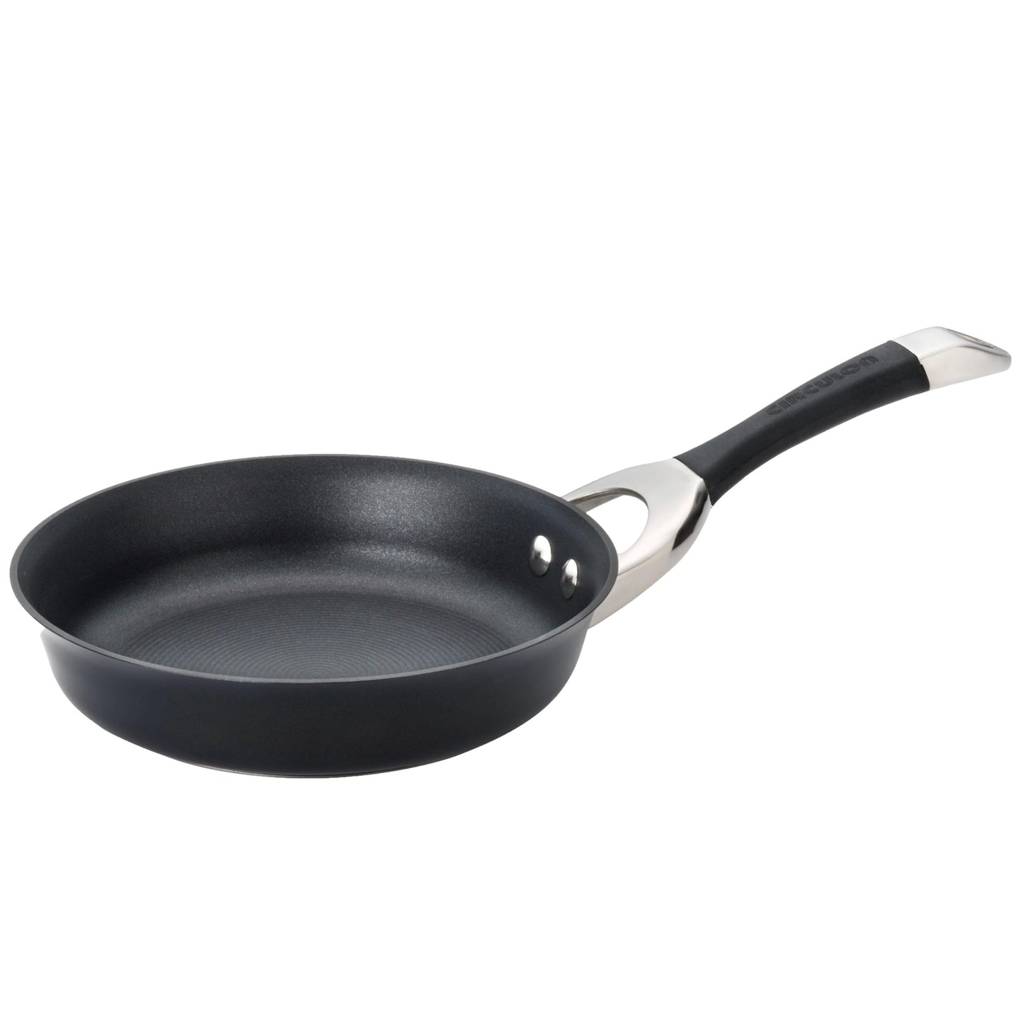 Circulon Symmetry Hard Anodized Nonstick Induction Frying Pan, 8.5-Inch Fry Pan, Black