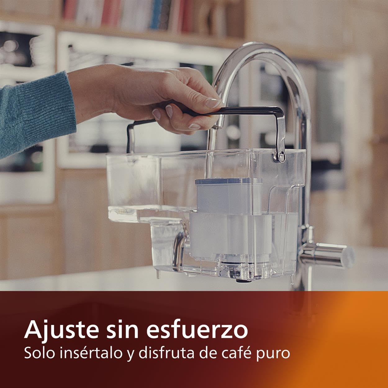 Philips AquaClean Original Calc and Water Filter, No Descaling up to 5,000 cups, Reduces Formation of Limescale, 2 AquaClean Filters, (CA6903/22)