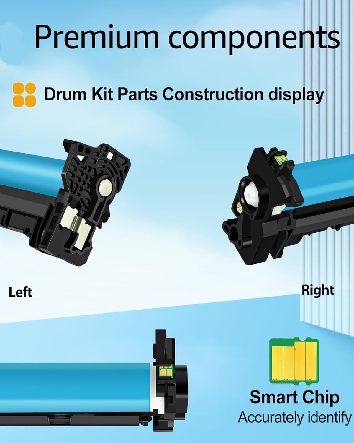 greencycle 30A and 32A Set Compatible for HP 30A CF230A Toner Cartridge Black and HP 32A CF232A Drum Unit Use for Laser Jet Pro MFP M227fdw M227fdn M227sdn M203dn M203dw M203d(1Toner + 1Drum)
