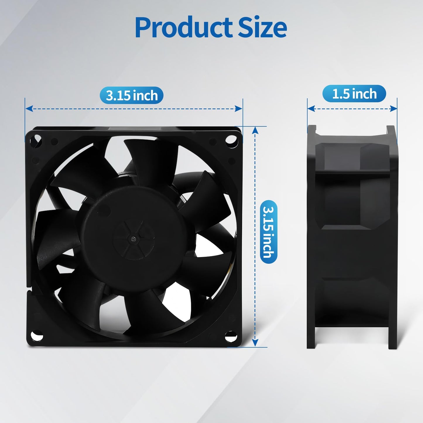 Refrigerator Evaporator Fan Motor Fit for GE GFE28GMKBES GFE28GSKBSS GFE26GSKJSS PFE27KSDASS GFE28GSKHSS GFE29HSDASS GFE26GSKBSS PYE23KSDCSS GFE29HSDDSS GFD28GELEDS DFE28JSKGSS DFE29JGDABB GFE29HMDAES