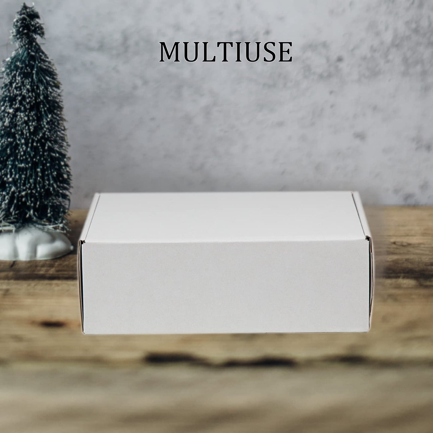 Sodissa Shipping Boxes 12x9x4 inches Pack of 20, White Corrugated Cardboard Box, Medium Mailing Boxes for Packaging Small Business