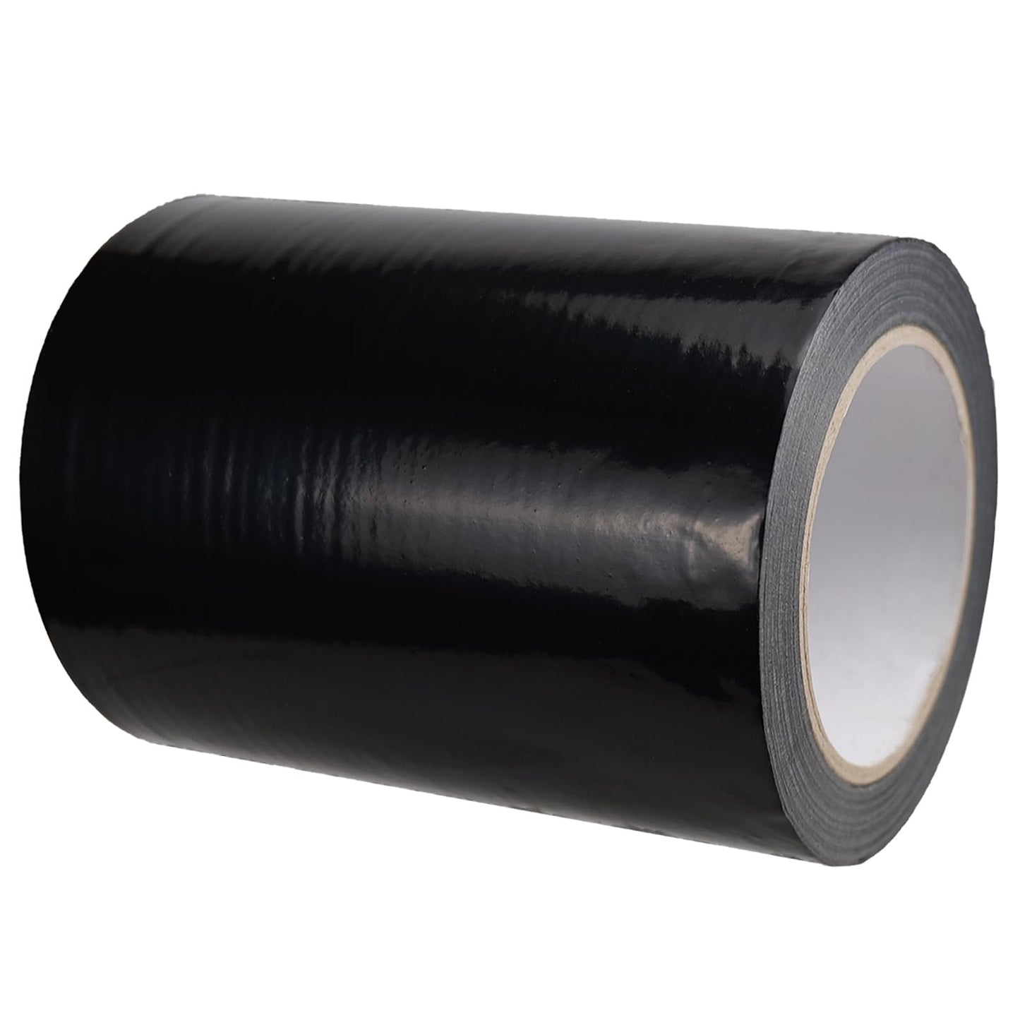 Autrends 6" Polyethylene Tape, Black Seal Tape for Crawl Space, Repair, Metal Building Seams, Construction Sheathing Seal Film, Housewrap Seaming and Underlayment Seal, 200 Foot Roll