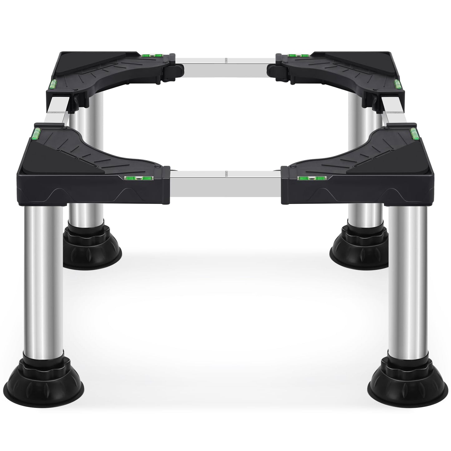 Nefish Height 11"-12" Mini Fridge Stand Heavy Duty Washer and Dryer Stand Pedestal for 19-27 Inch Appliance Washing Machine Stand Base Laundry Pedestal Universal Platform with 4 Strong Feet