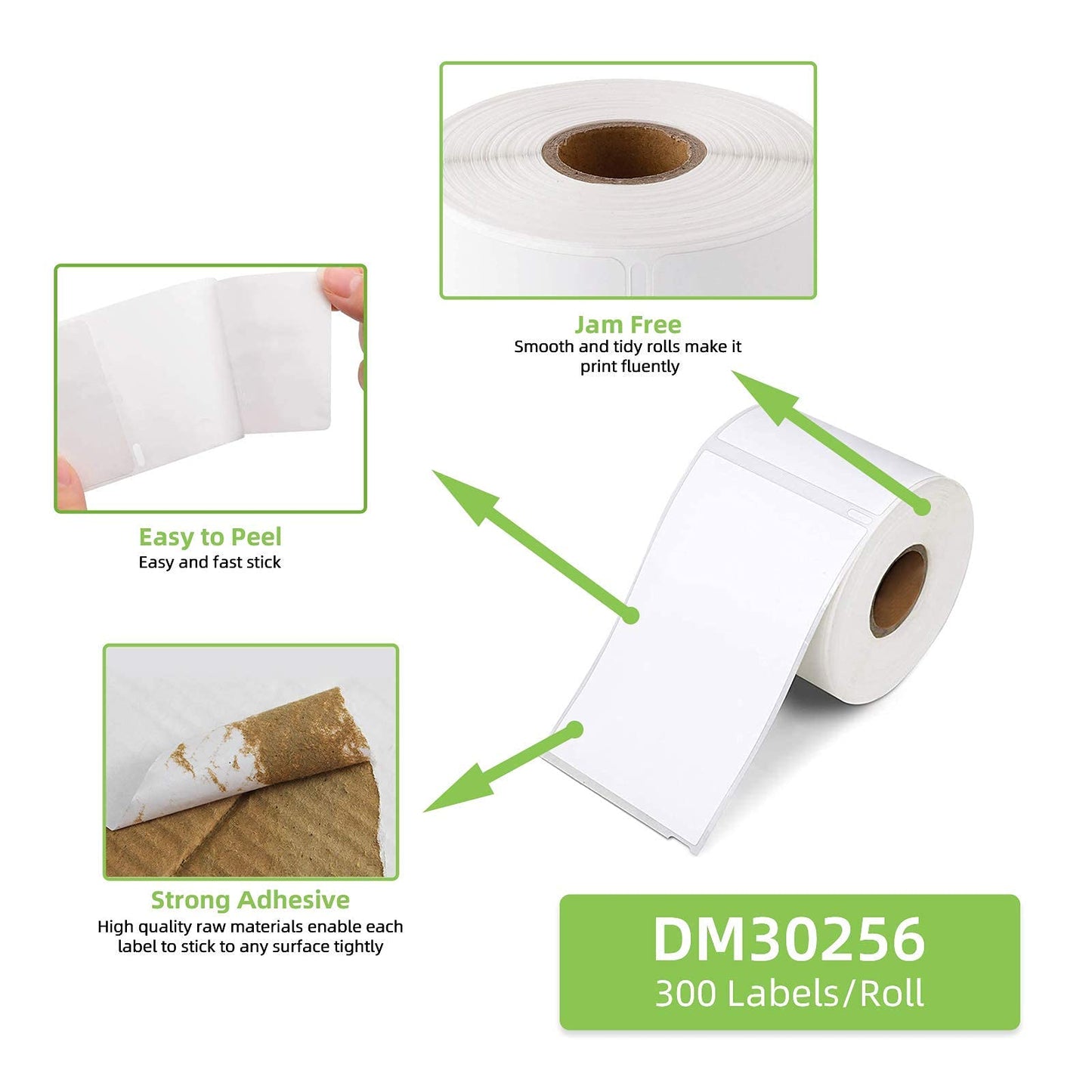 Anylabel Compatible 2-5/16" x 4" Direct Thermal Labels Replacement for DYMO 30256 Large Shipping Address Postage, Compatible with Rollo, DYMO 4XL & Zebra Desktop Printers (12 Rolls, 300 Labels/Roll)