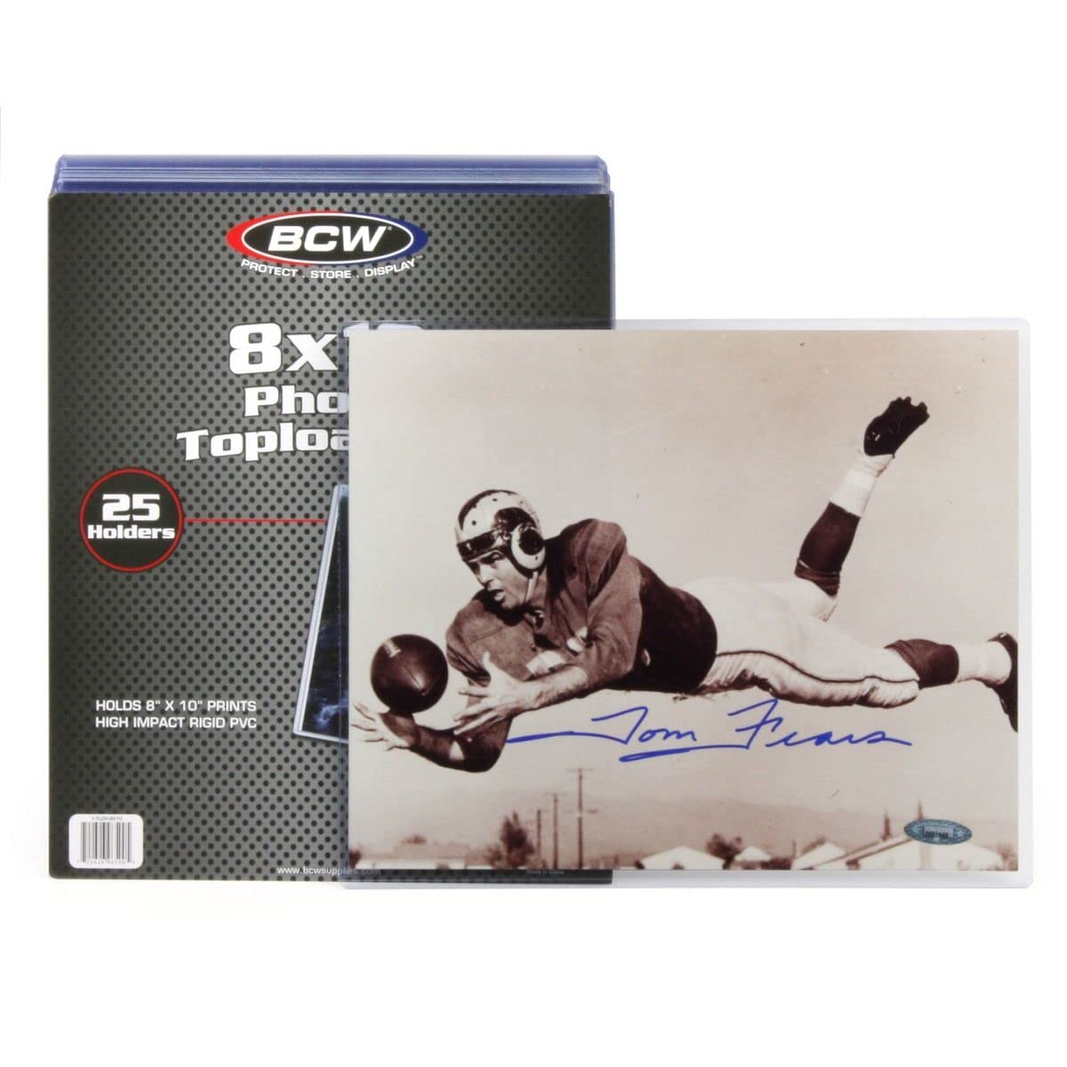 BCW 8x10 Toploader Holder - 25 Count | Rigid PVC, Non-Toxic, Crystal Clear Photocard Sleeves| 8x10 Plastic Sleeves for Prints | Hard Plastic Top Loader Sheet Protectors to Showcase Pictures
