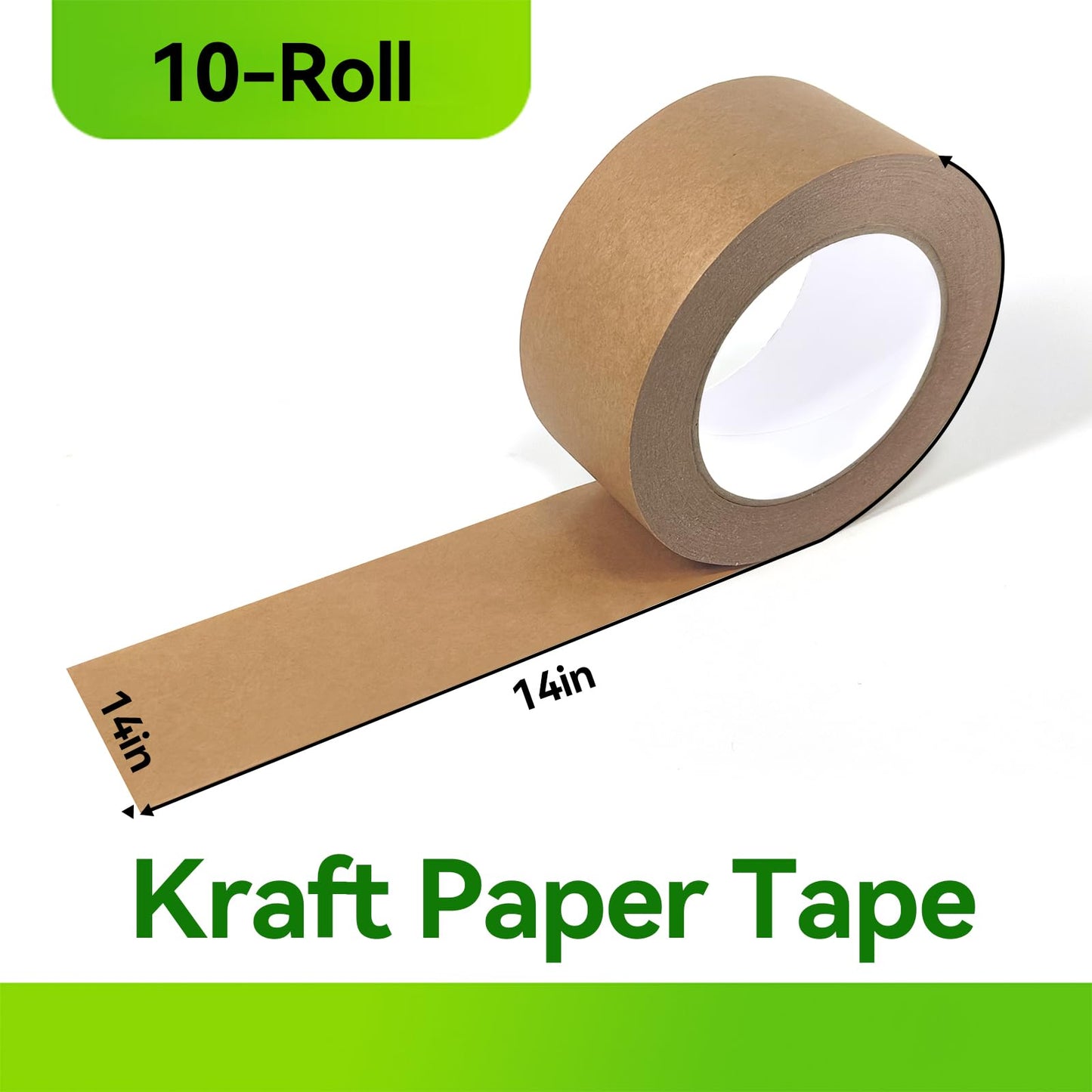 Joisonwoo 10-Pack Brown Packing Tape 2" x 50 Yards – Heavy Duty Brown Tape Packing for Moving, Shipping & Storage | Strong Adhesive, No Splitting, Easy Tear | Must-Have for Secure Box Sealing