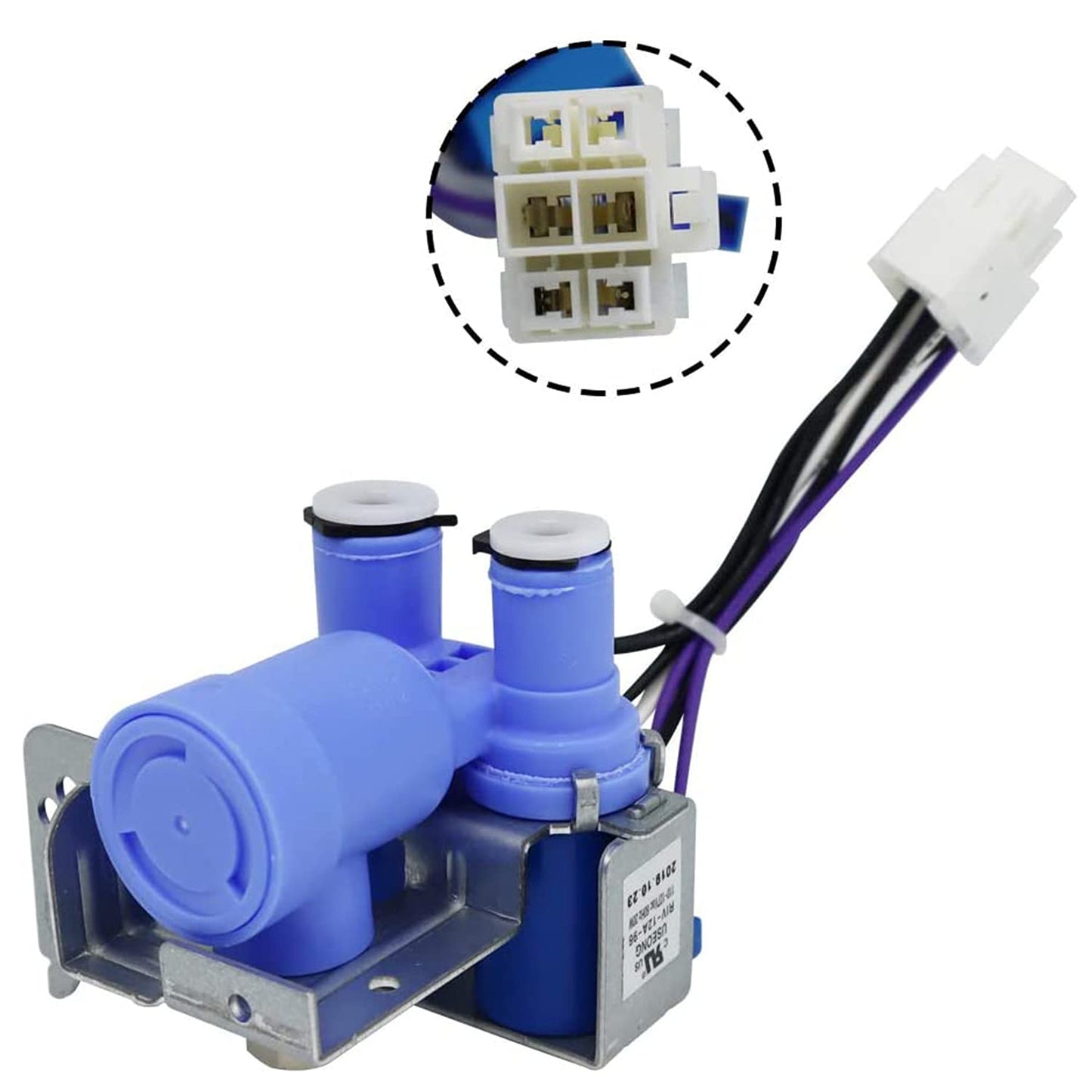 [DA62-02360B Valve OEM Mania] DA62-02360B NEW OEM compatible for Samsung Refrigerator Water Solenoid Valve Replacement Part