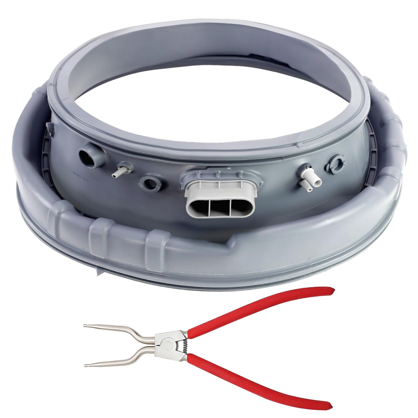 WF42H5000AW/A2 DC97-18094B Washer Door Boot Seal Gasket Diaphragm & 383EER4001A Washer Inner/Outer Tub Spring Expansion Tool-Fit for WF42H5200AF/A2 WF42H5200AP/A2 by Beaquicy
