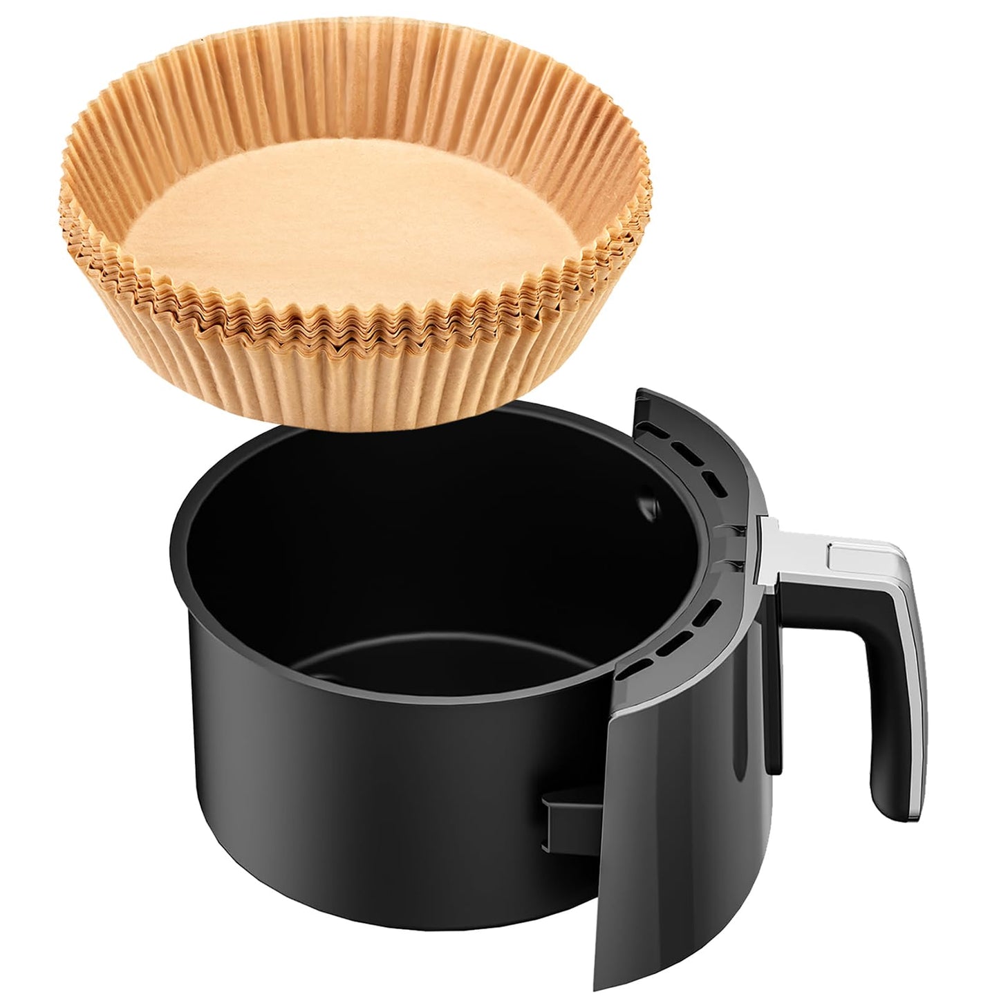 Air Fryer Basket Replacement for Ninja AF101,Air Fryer Replacement Basket with 100 Pcs Paper Liners,Accessories for Ninja AF101