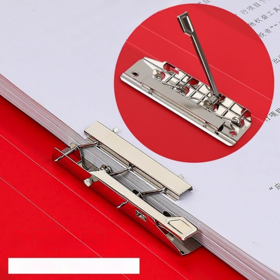 8 Pack A4 Double Strong Clips File Folder Report Cover, Punchless Binder, Clamp Binder Without Rings Office Project Folder,Documents File Folder, for Letter Size or A4 Size, 200 Sheet Capacity