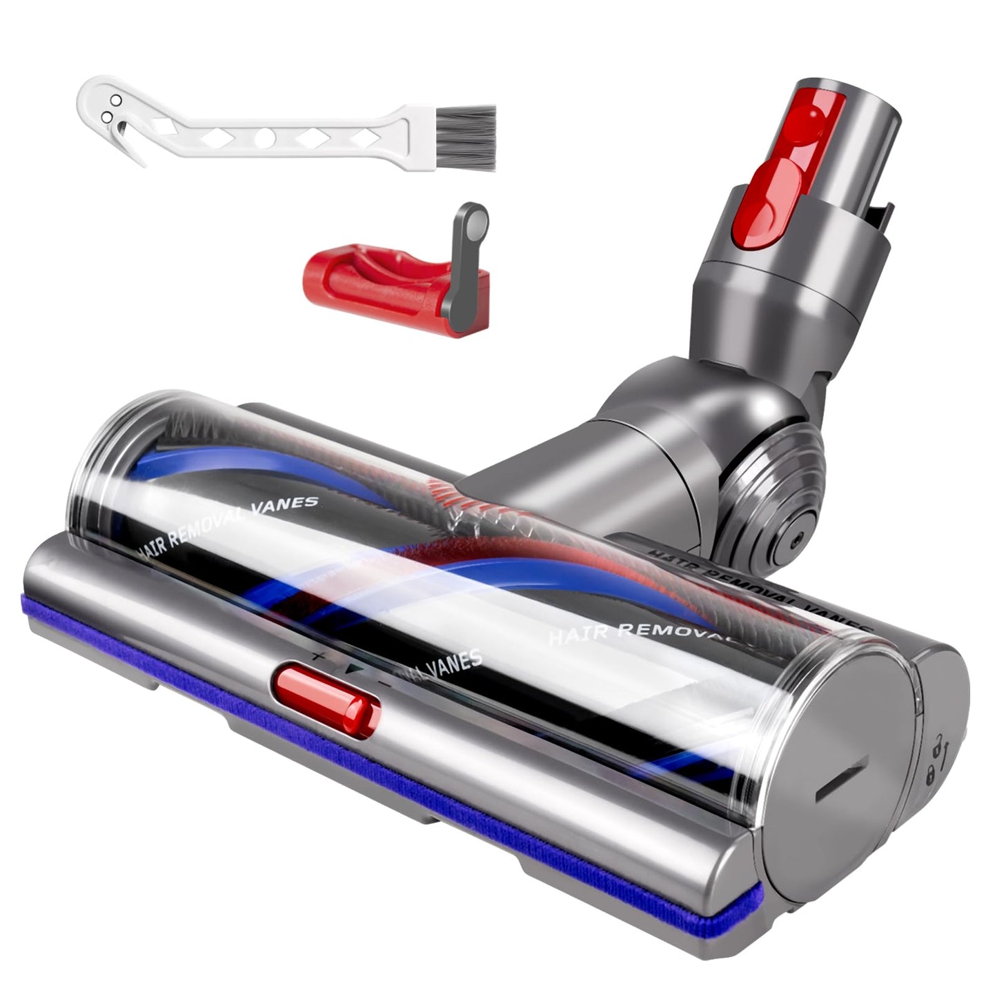 OTTWL Upgrade High Torque Replacement Head Compatible with Dyson V8 V10 V11 V15 Models Cordless Vacuum Cleaners, Vacuum Head with Anti-Tangle and Adjustable Suction, Part No.970100-05(9.84IN)