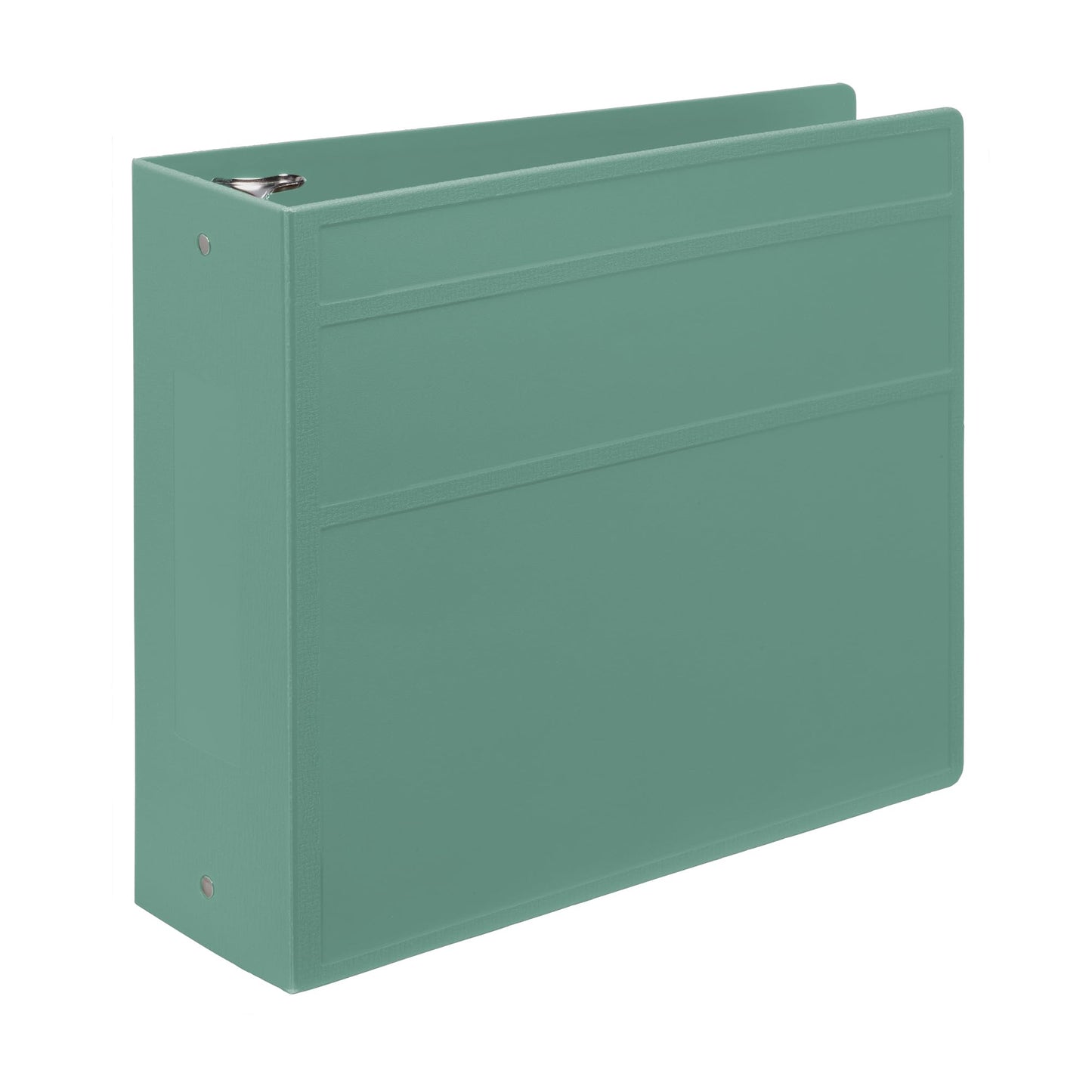 Carstens 4-Inch Heavy Duty 3-Ring Binder - Side Opening, Mint, Durable Plastic, Precision No-Gap Rings, Waterproof Cover, No Pockets, Holds 600 US Letter Sheets, BPA-Free, Made in USA (1844-3R)