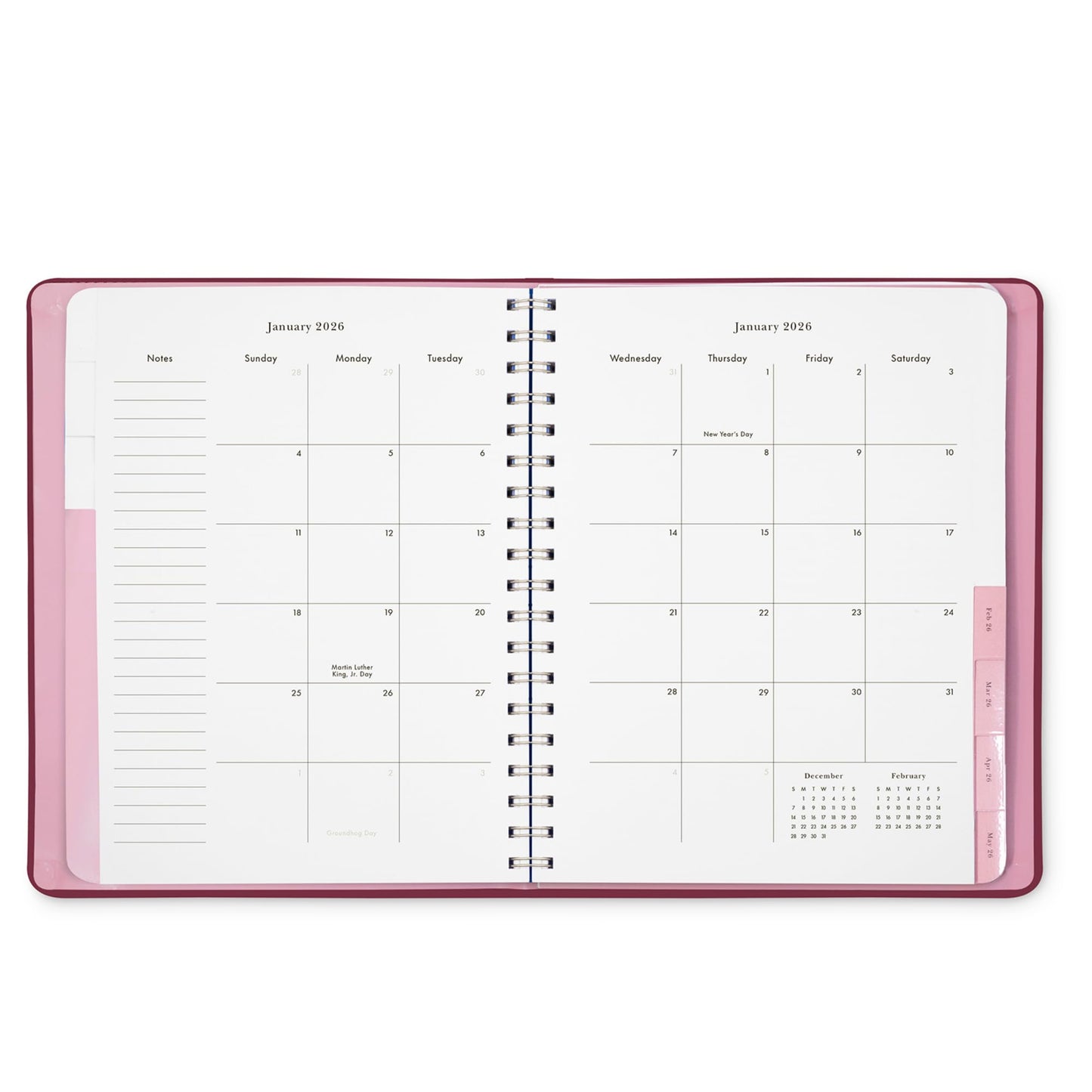 kate spade new york 2026 Large Weekly & Monthly Planner, 12 Month Soft Cover Agenda Dated January 2026-December 2026, Cute Planner with Stickers & Spiral Binding (Encyclopedia of Style)