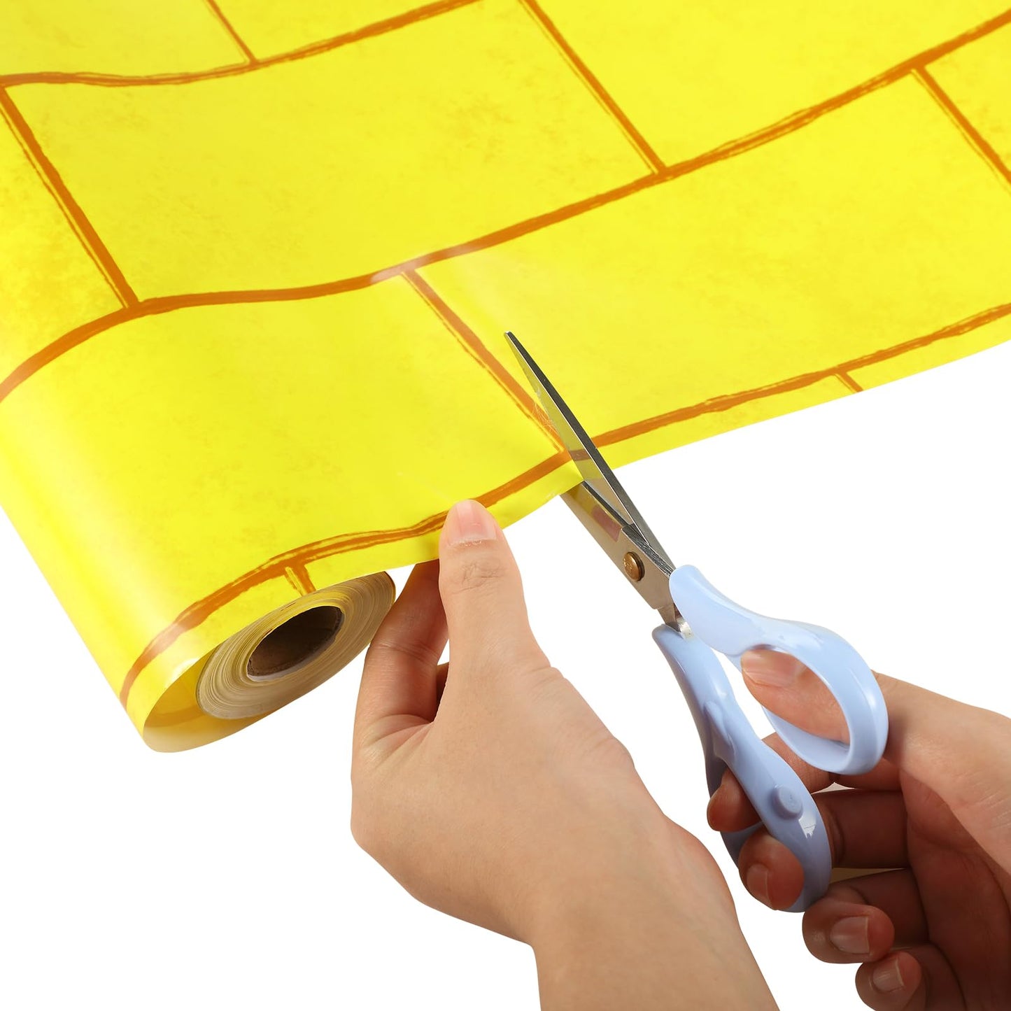 Tenceur Bulletin Board Paper 24 Inch x 100ft Fade Resistant Paper Roll for Classroom Decor (Yellow Brick)