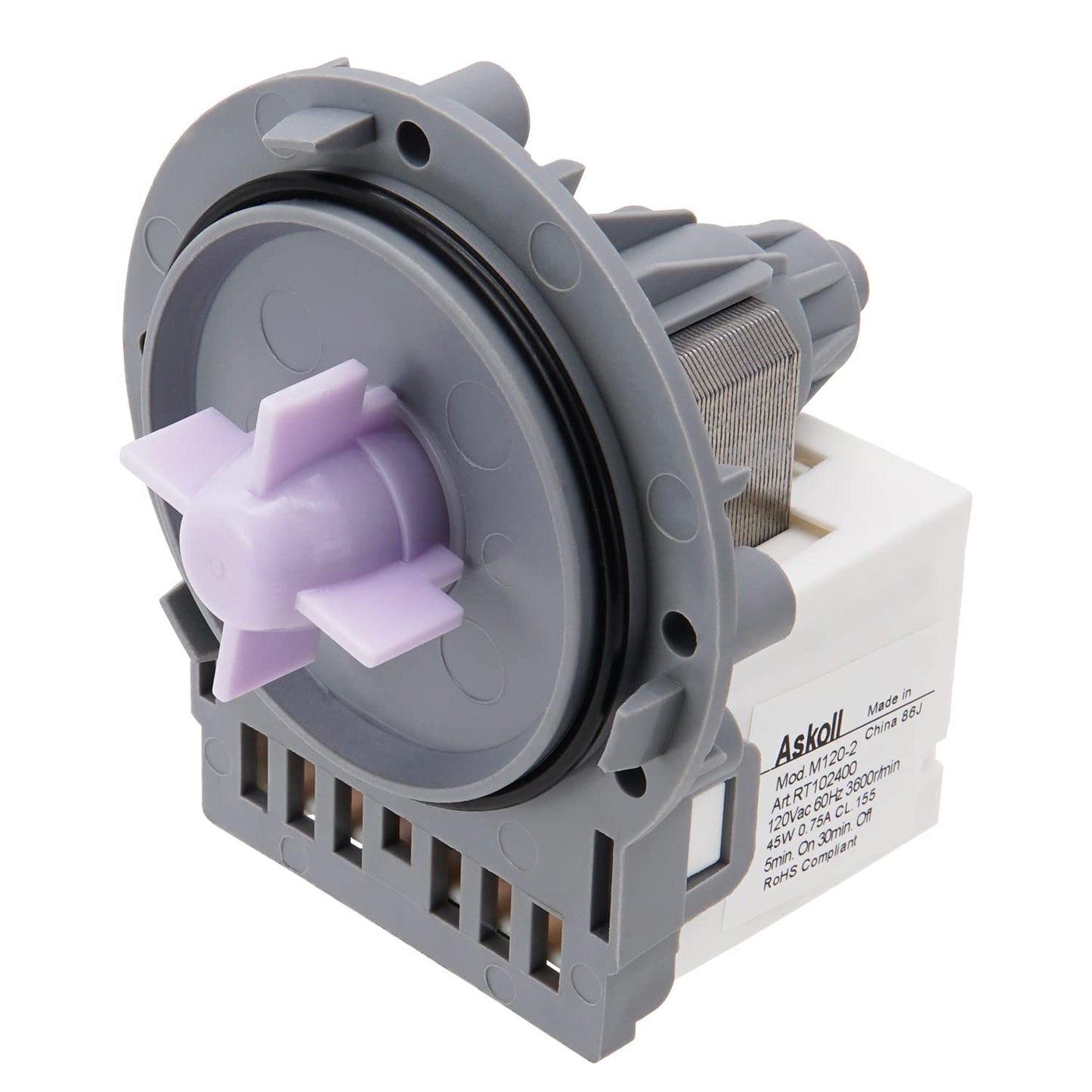 OEM Washer Circulation Pump EAU61383503 by SupHomie - Compatible with LG Kenmore Replaces EAU62263303, 4681EA2001C 4681EA2001V, AP5620091, PS36524488