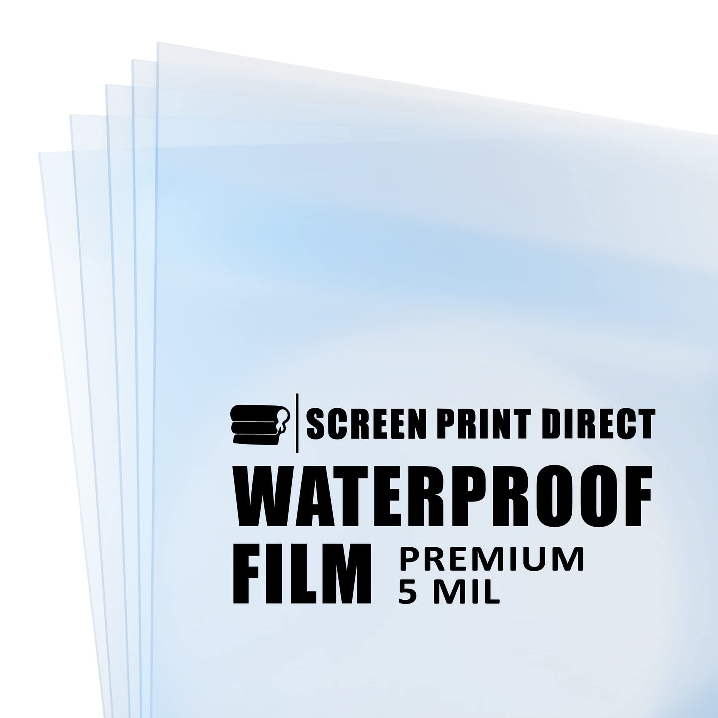 Screen Print Direct® Waterproof Inkjet Transparency Sheets(13" x 19" - 25 Sheets) - Transparency Film for Silk Screen Printing, Inkjet Film Sheets for Screen Printers - Screen Printing Supplies