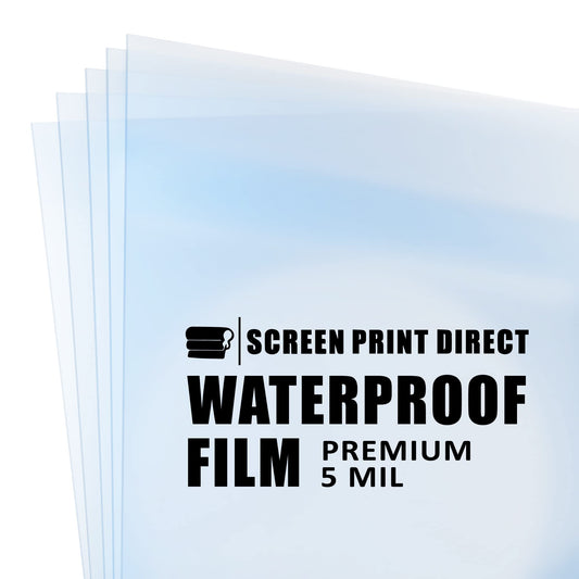Screen Print Direct® Waterproof Inkjet Transparency Sheets(13" x 19" - 25 Sheets) - Transparency Film for Silk Screen Printing, Inkjet Film Sheets for Screen Printers - Screen Printing Supplies
