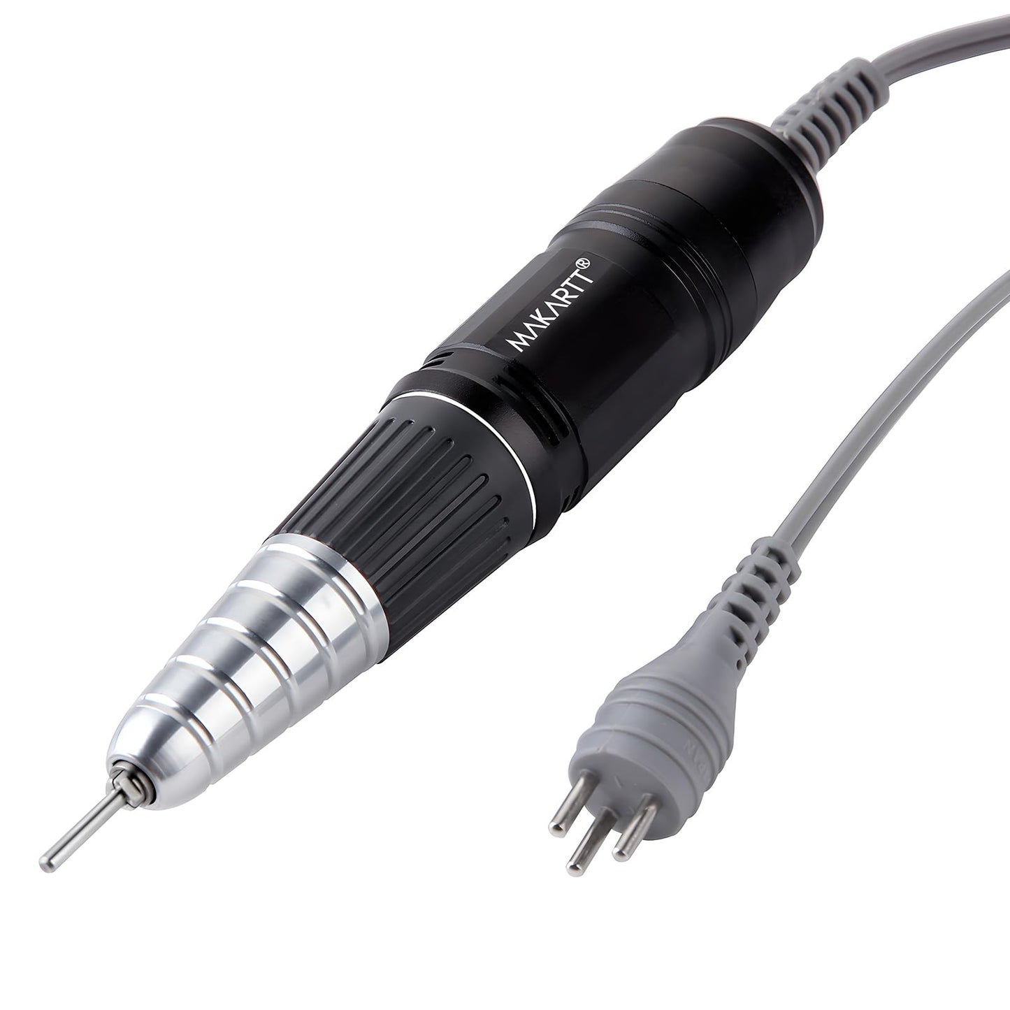 Makartt Nail Drill Handpiece for Up200 Machine:Professional Electric File Remove Gel Polish Poly Nail Gel Black B-05 Removing for Removing Acrylic Nail Polish Acrylic Nail Tools