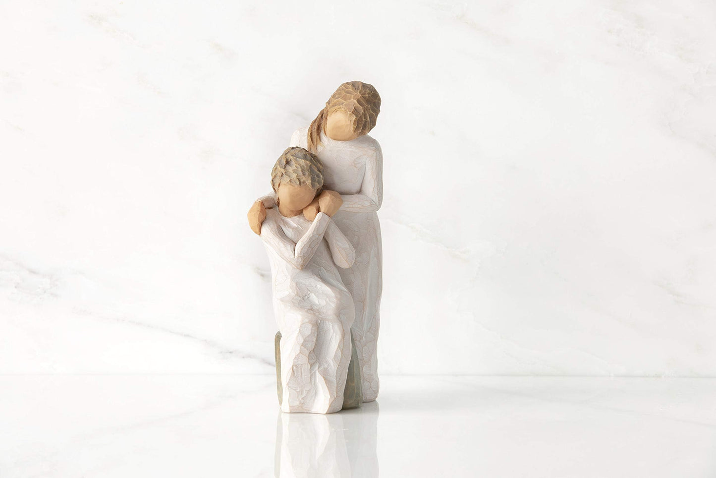 Willow Tree Loving My Mother, Here for You, as You've Always Been for me, Expresses Caring Relationship Between Adult Daughter and Mother, Remembrance of one Much Loved, Sculpted Hand-Painted Figure