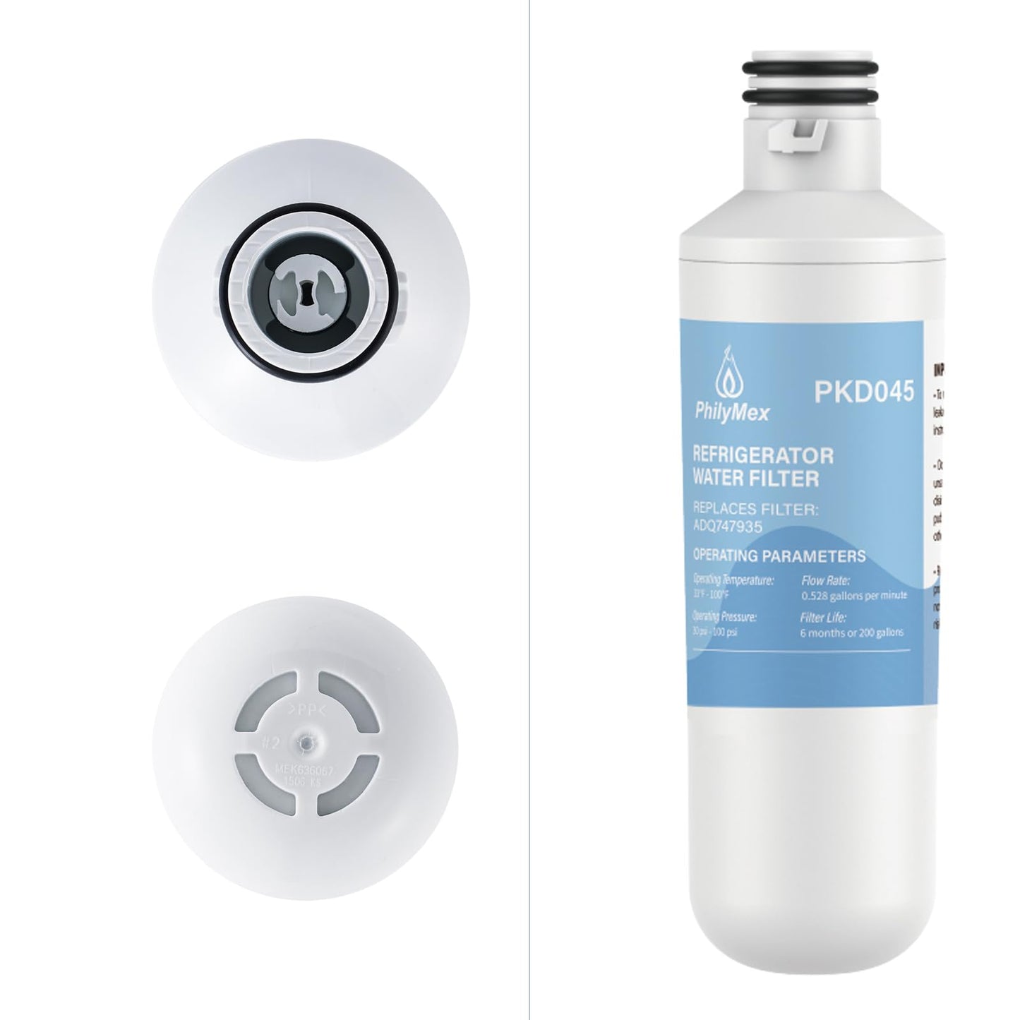 For L-G LFCS27596S LFXS28968S LHSXS2706S LRFDS3016S LRFLC2706S LRFOC2606S LRFWS2906D Water & Air Filter，3 Combo